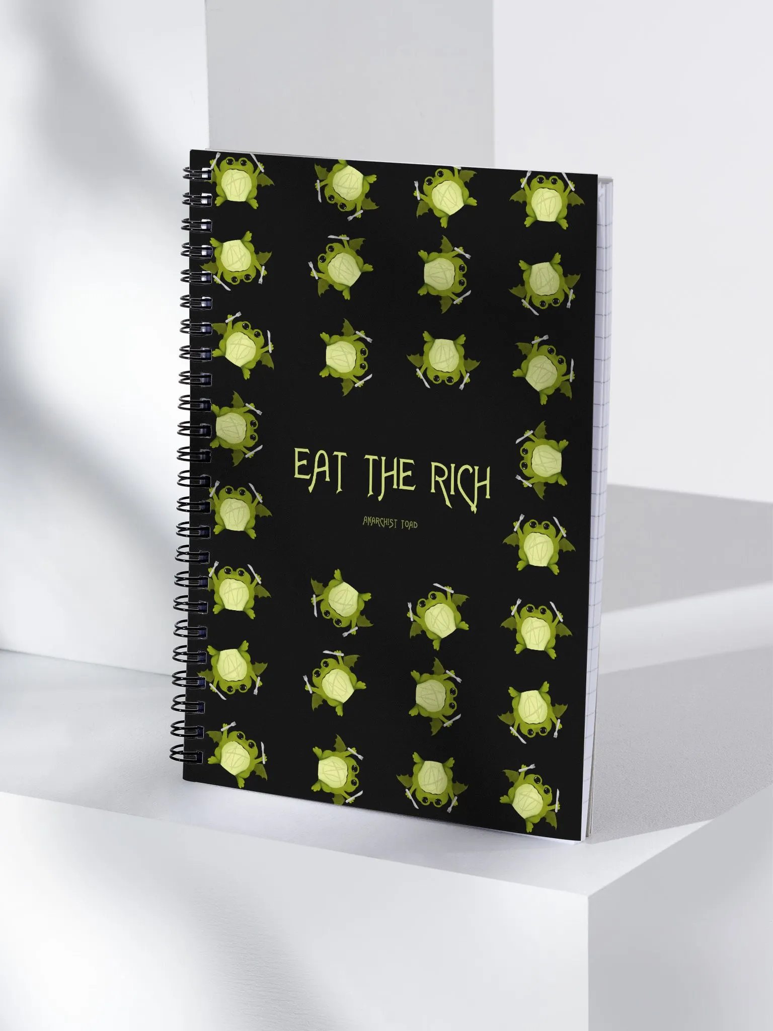Eat the Rich pattern Notebook product image (4)