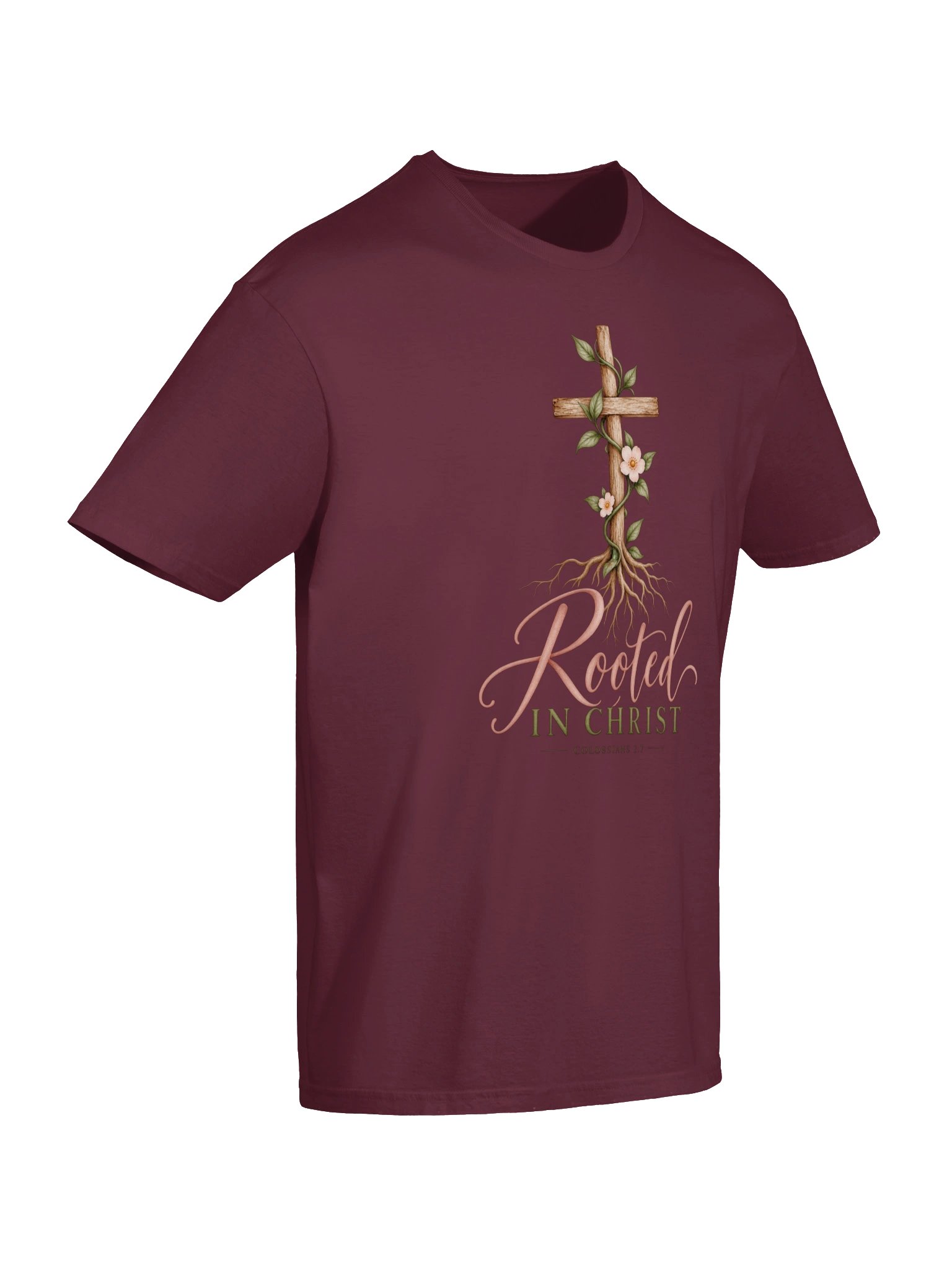 Rooted in Christ Tee | Colossians 2:7 product image (36)