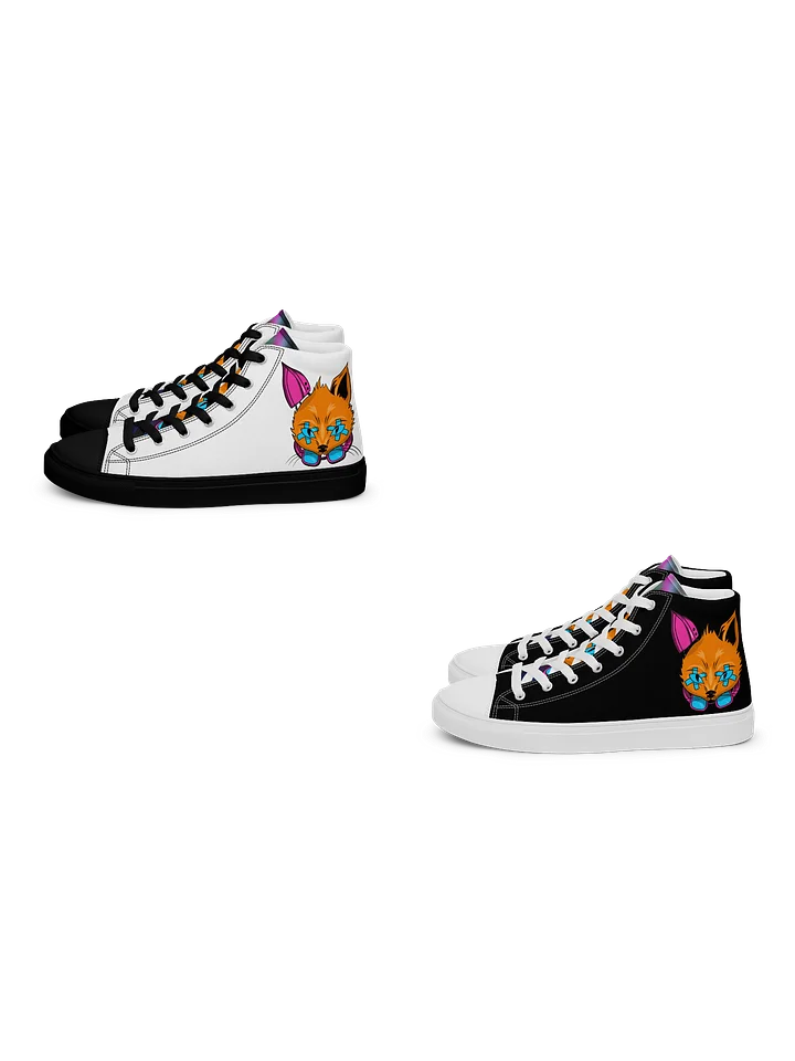 2 PAIR Women's ShepQuest Black & White High Top Bundle product image (1)
