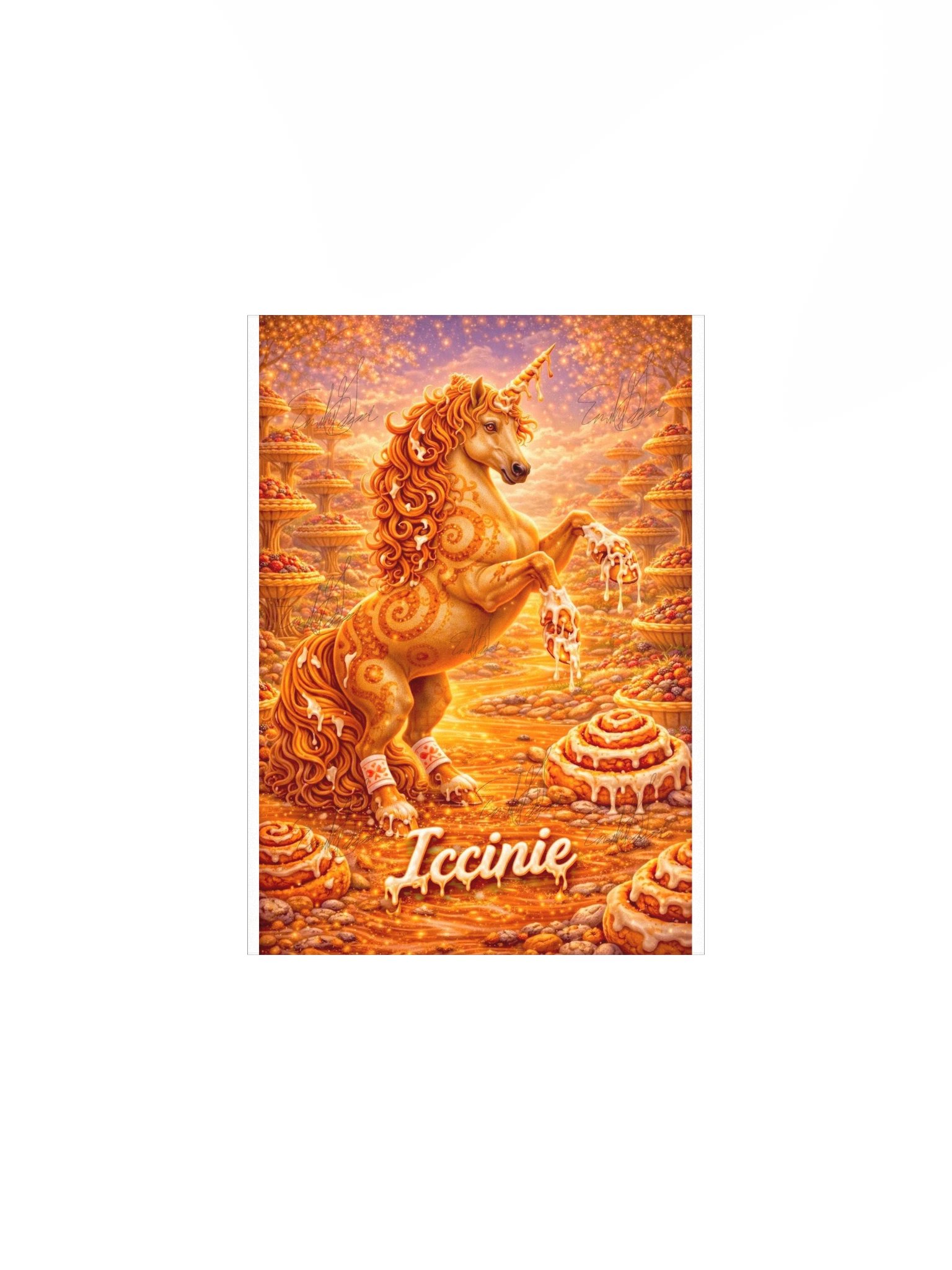 Iccinie — Foodie Unicorn Poster product image (1)