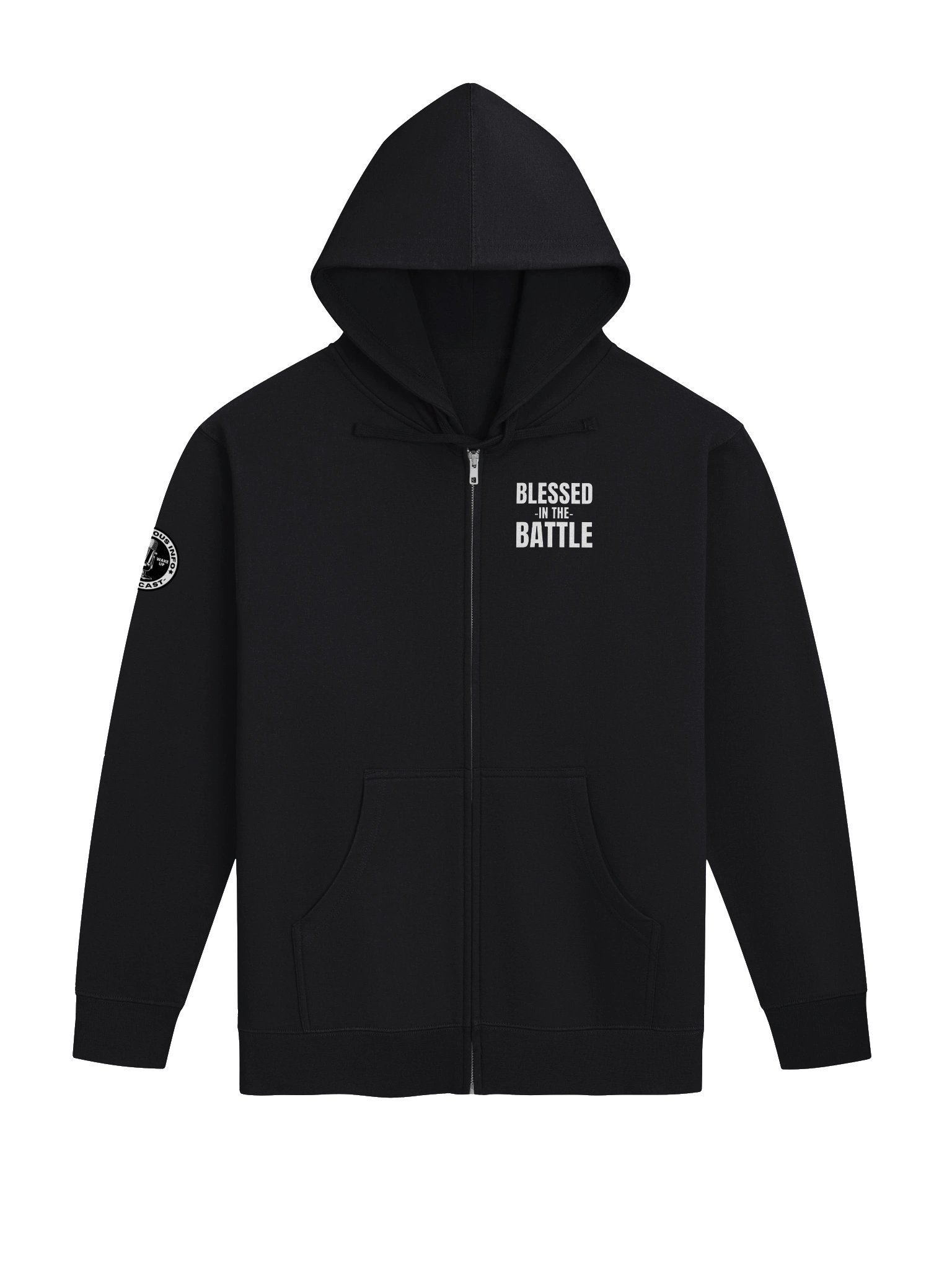 Blessed in the Battle Zip-Up Hoodie product image (2)