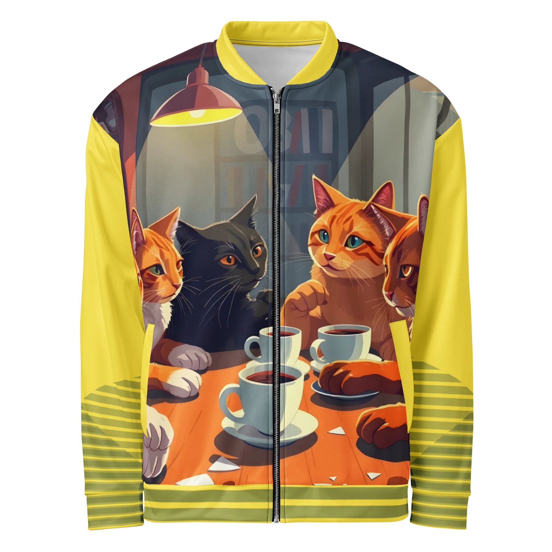 Bomber Jacket-Mafia Cats Coffee Break product image (1)