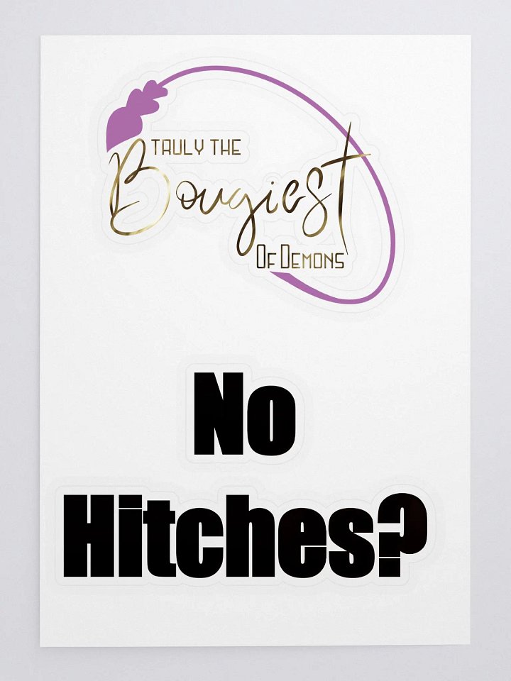 Bougiest of Demons and No Hitches? Stickers product image (2)