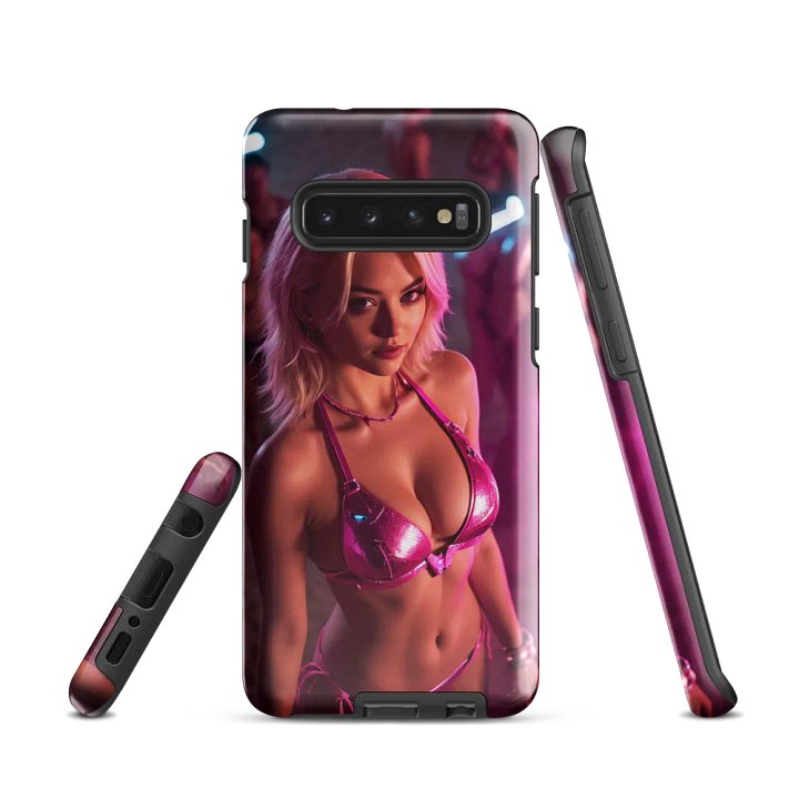 Pink Neon Diva Samsung Tough Case - Glamour & Bold Style Design product image (1)