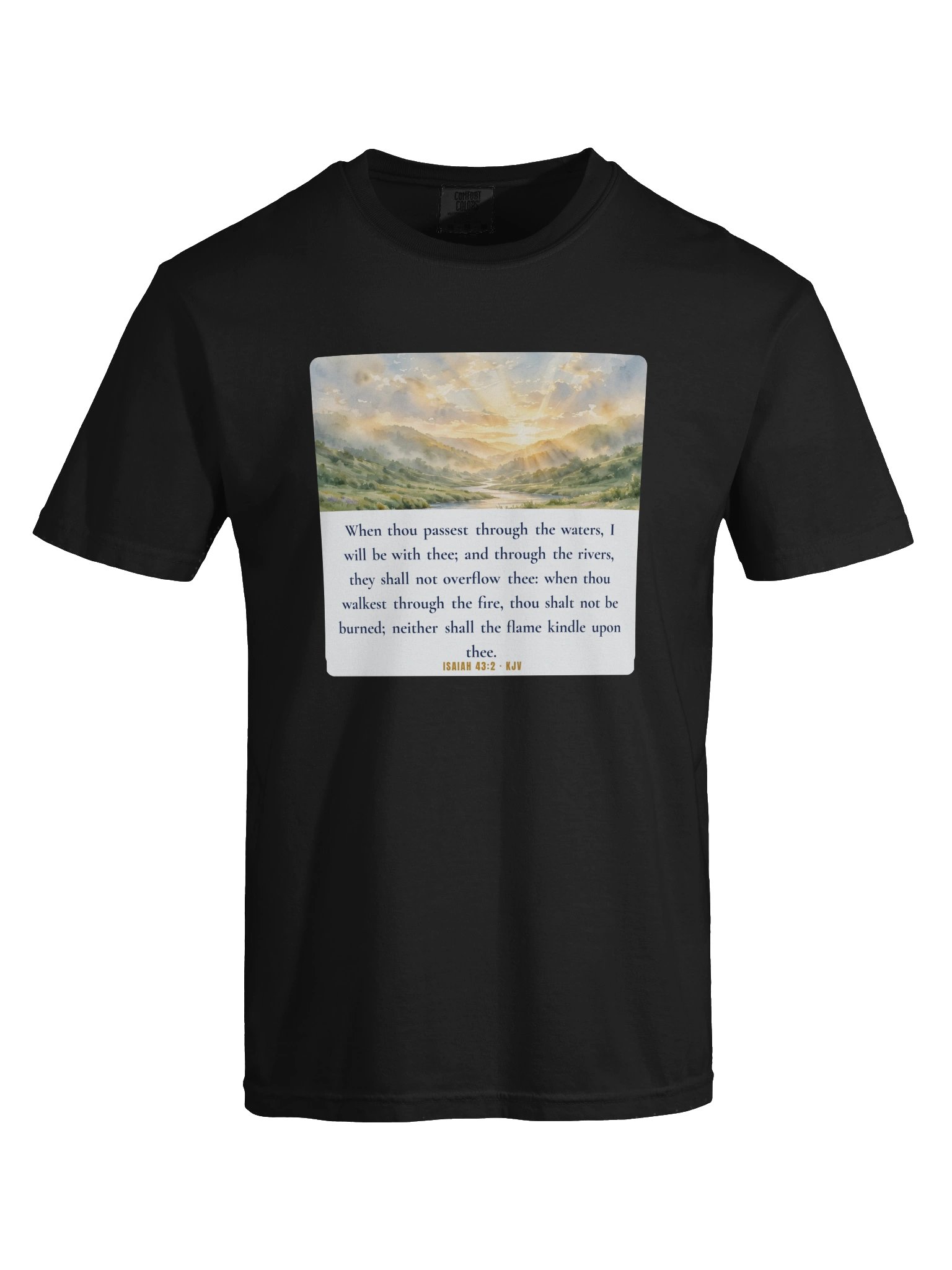 Isaiah 43:2 Tee — I Will Be With Thee product image (9)