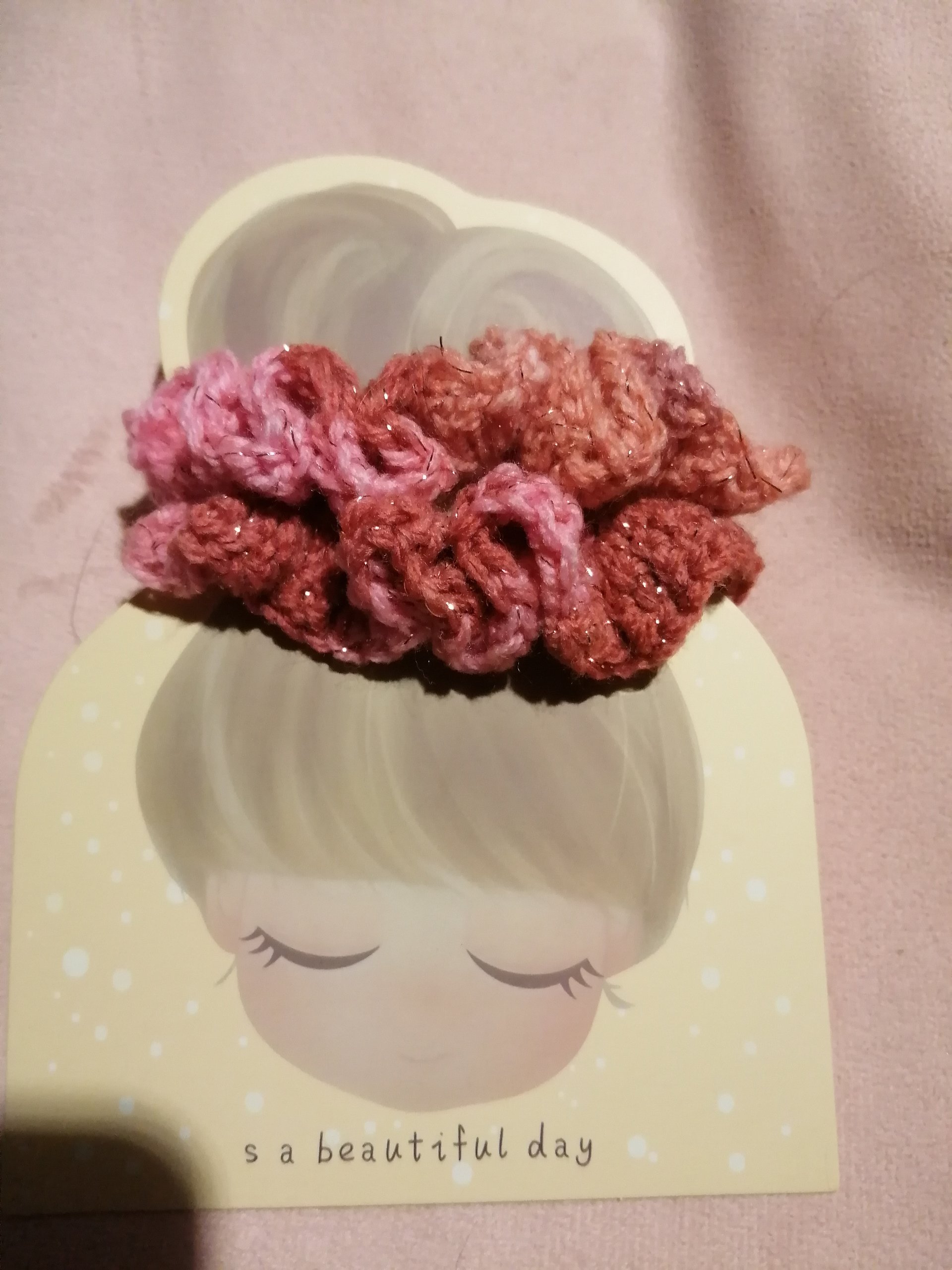 2 small Handmade Crochet Scrunchies product image (1)