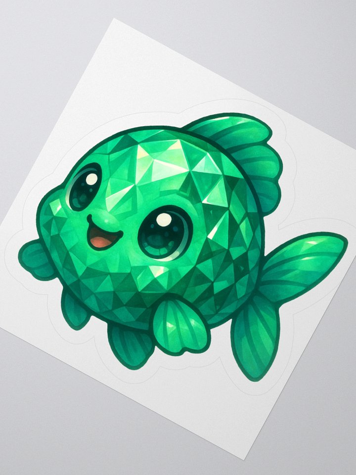 Emerald (May) Fish Sticker product image (3)