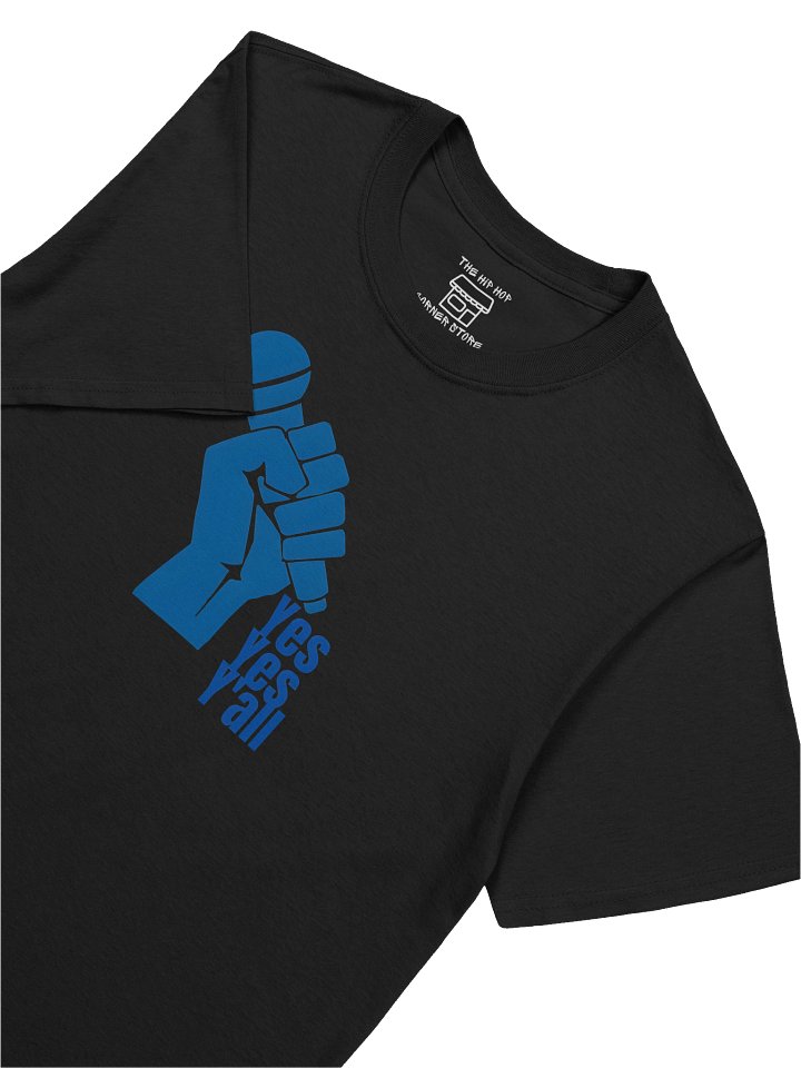 Yes Yes Y'all Hip Hop Tee – Microphone Fist Graphic T-Shirt for Rap Fans product image (1)