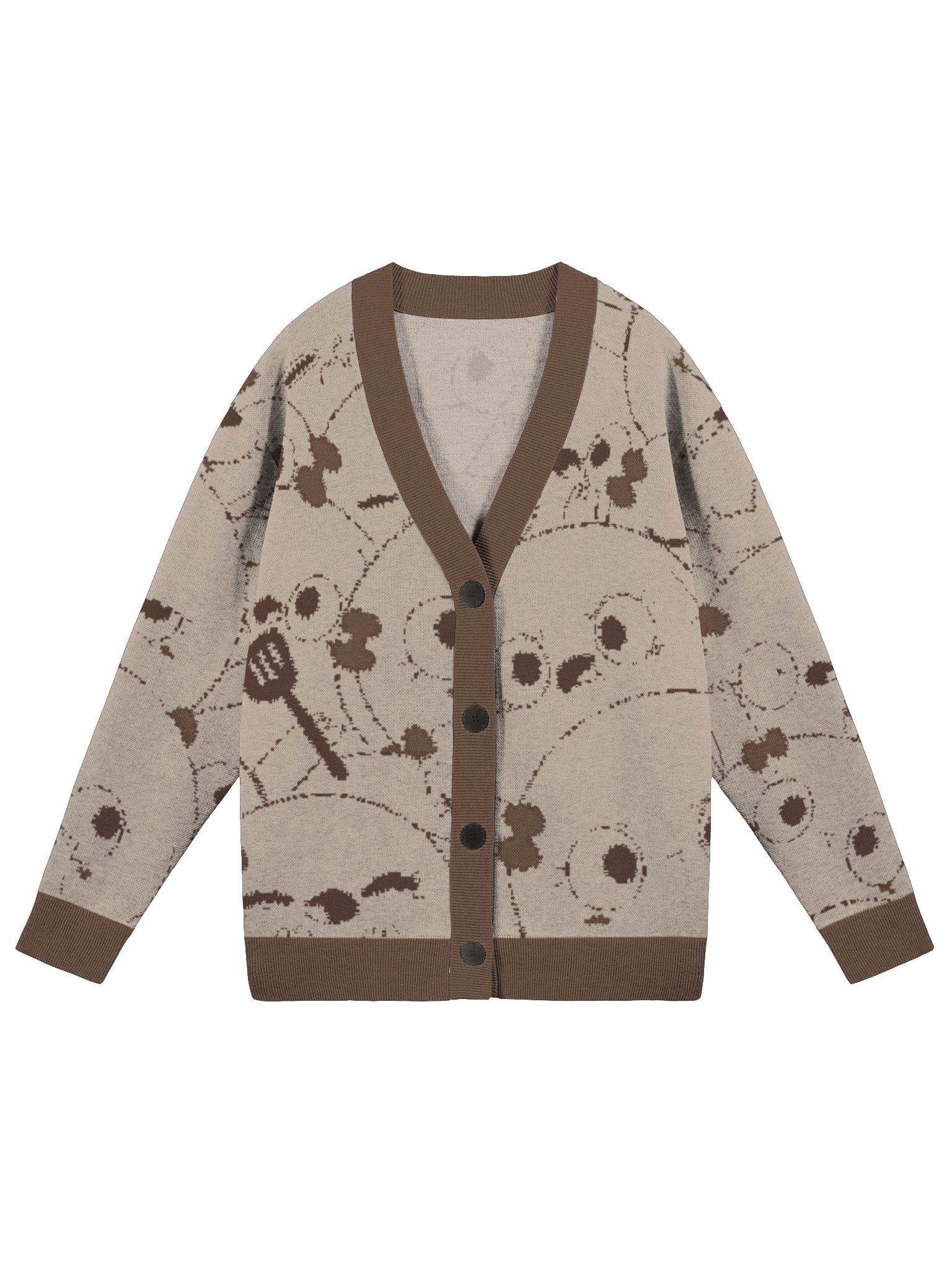 Pancake Unisex Jacquard Knit Cardigan product image (1)
