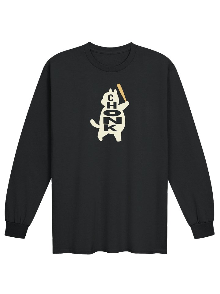 Baseball Chonk Cat - Unisex Adult Long Sleeve T-shirt product image (1)