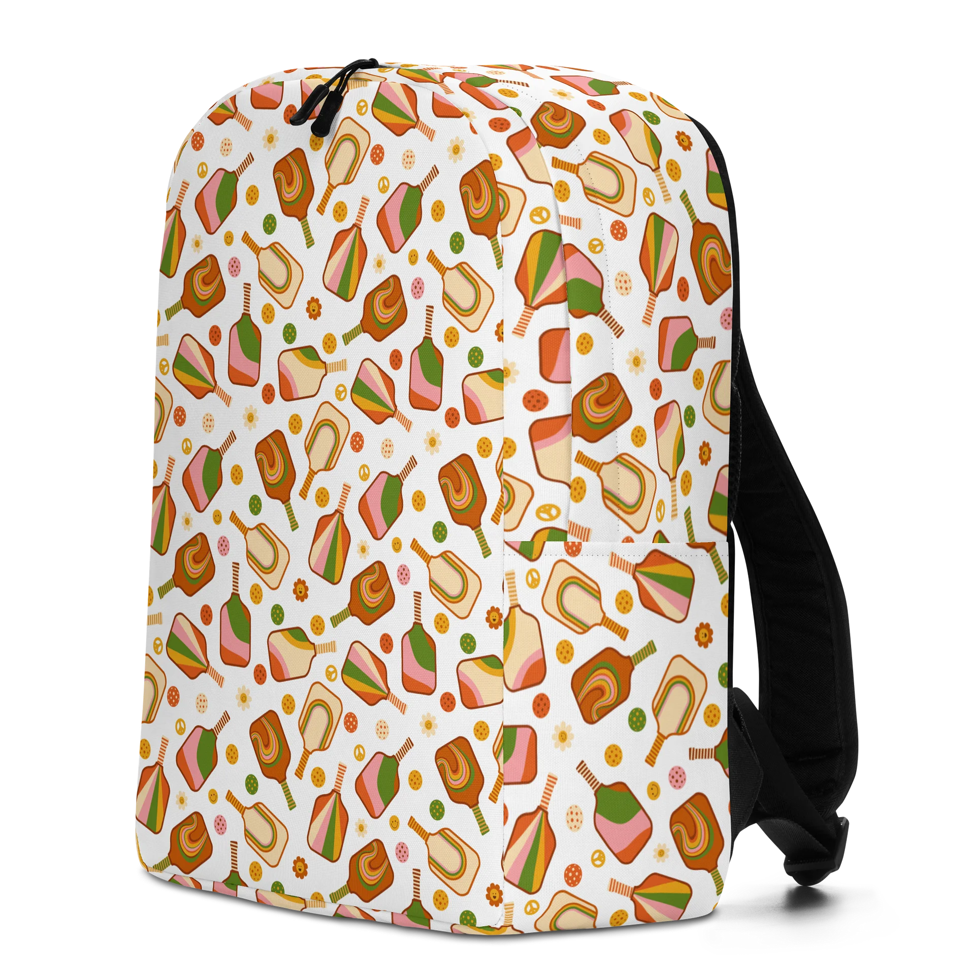 Groovy Retro Pickleball Backpack product image (2)