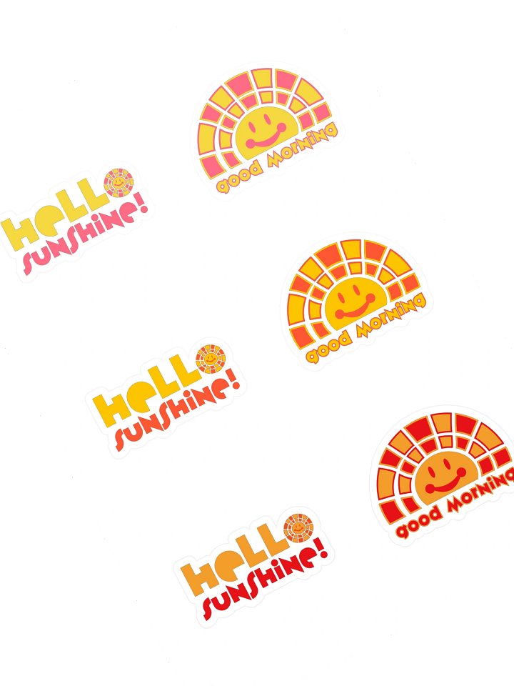 Hello Sunshine! Good Morning Sticker Sheet product image (1)