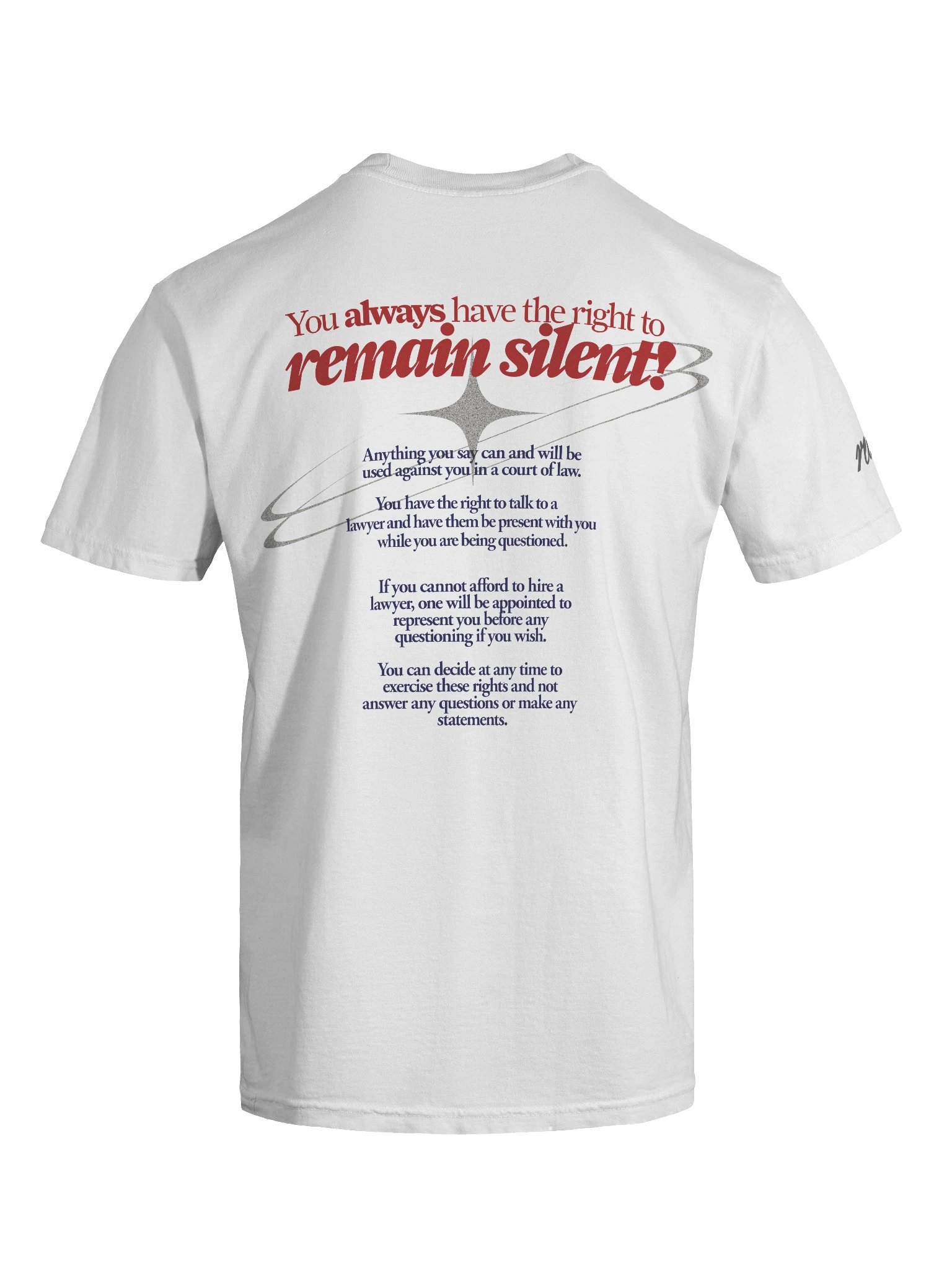 Miranda Reminders T-Shirt product image (9)
