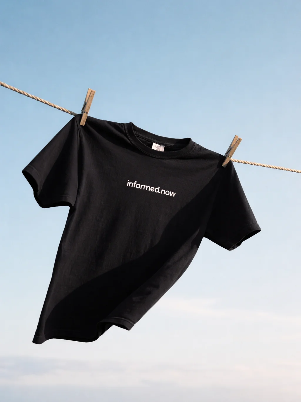 informed.now Heavyweight T-Shirt (Black) product image (6)