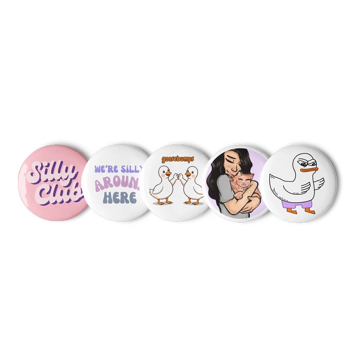 Silly Club Variety Button Set product image (1)