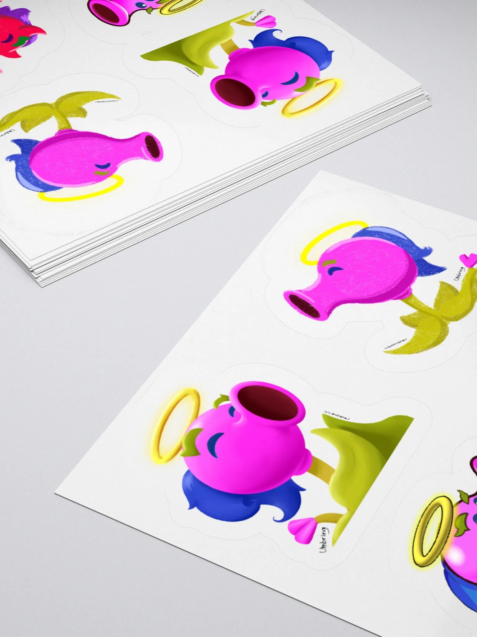 Angel Pea Sticker Sheet product image (4)