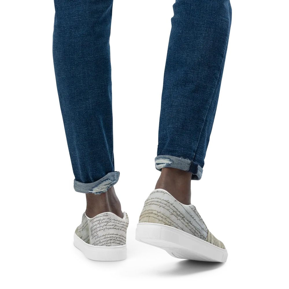 "Composition" Men's Canvas Shoes product image (9)