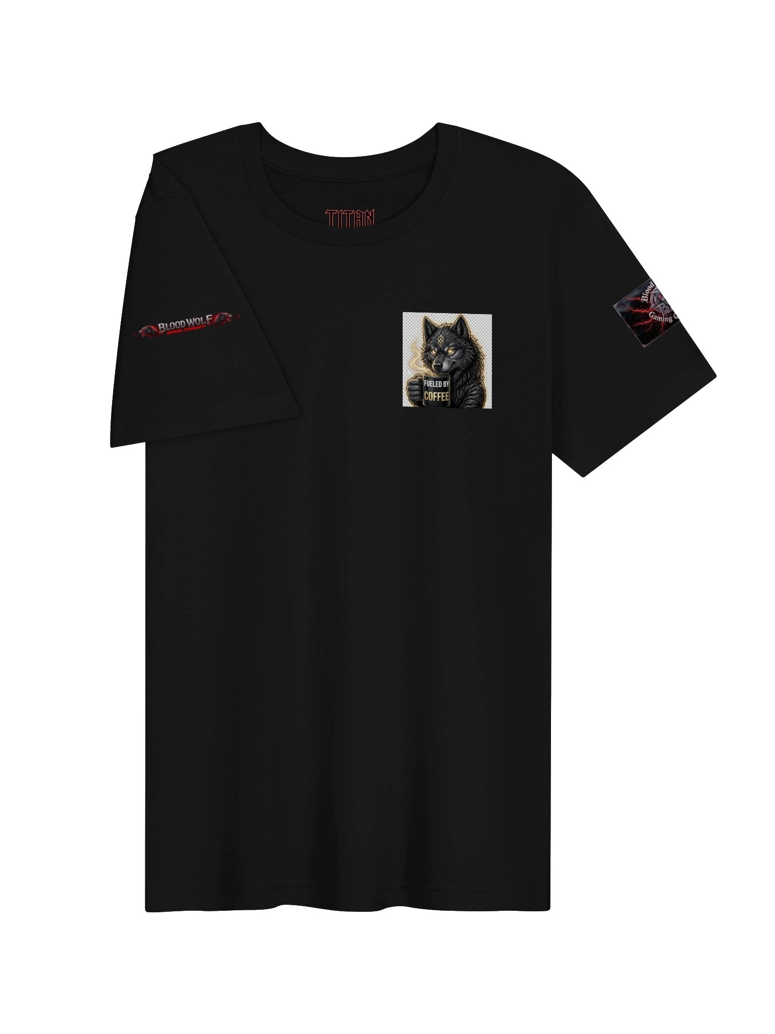 Fueled by Coffee Wolf Tee product image (19)