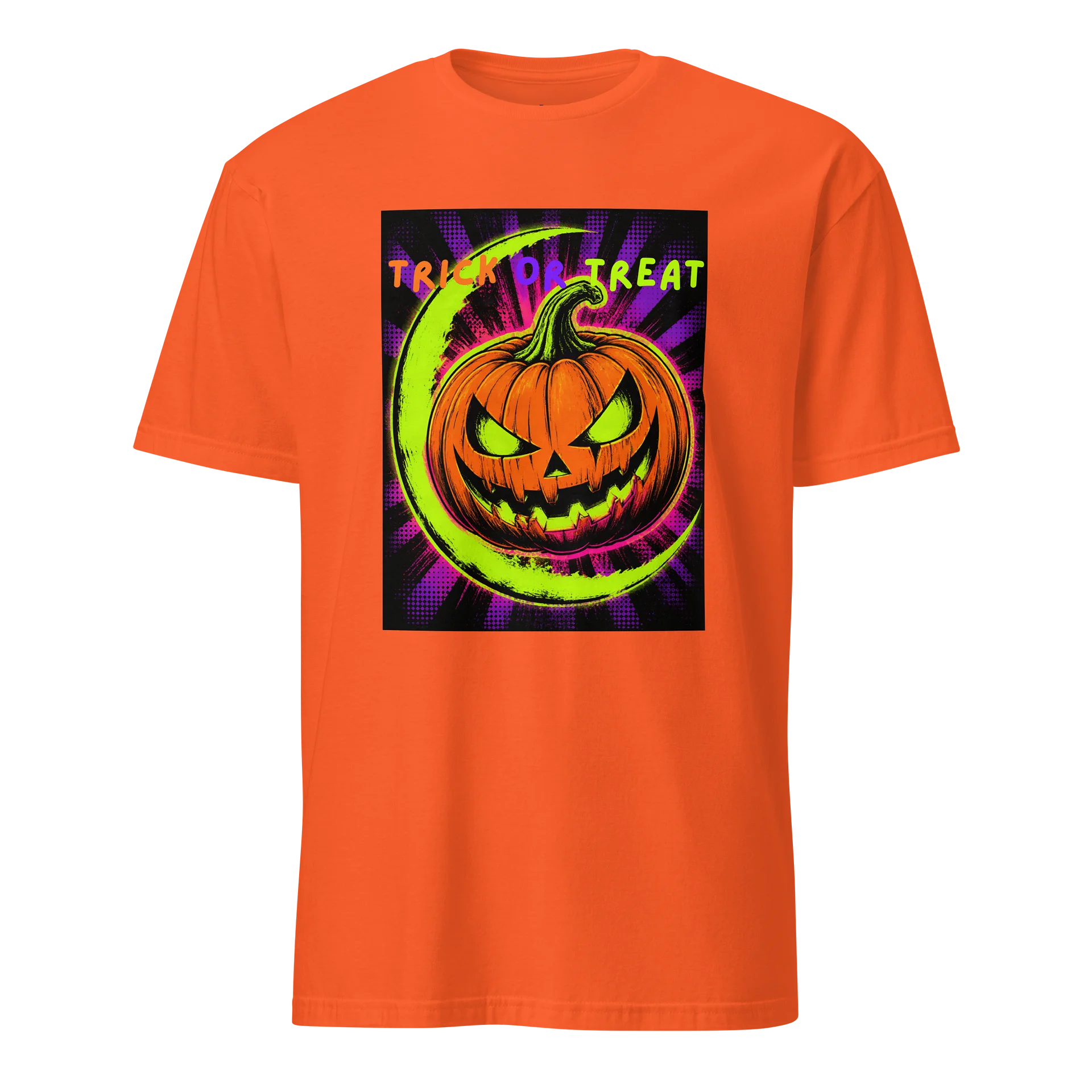 NEON JACK-O-LANTERN GRAPHIC TEE (ADULT) product image (2)