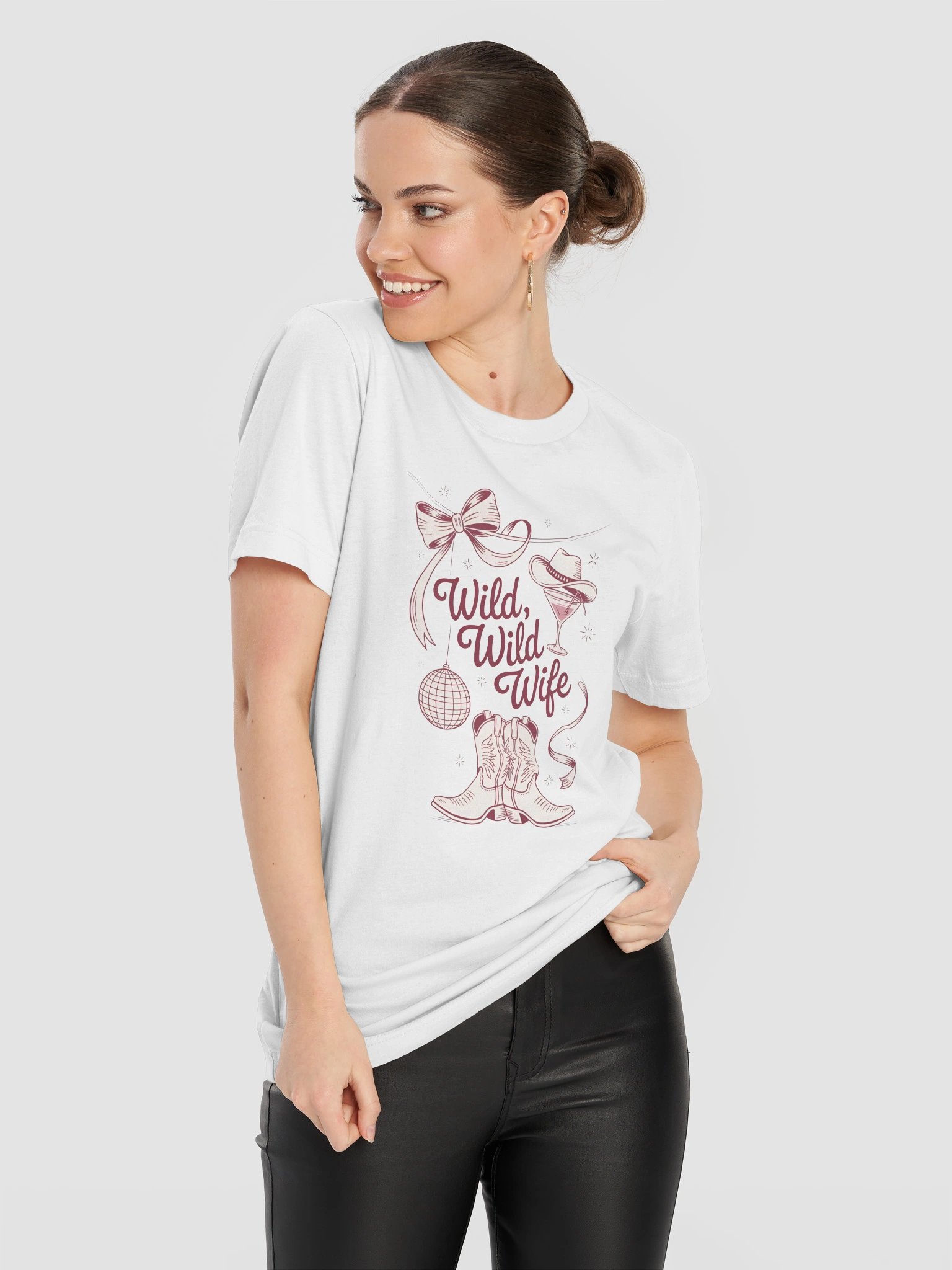 Wild, Wild Wife T-Shirt | Western Bride & Bachelorette Tee product image (95)