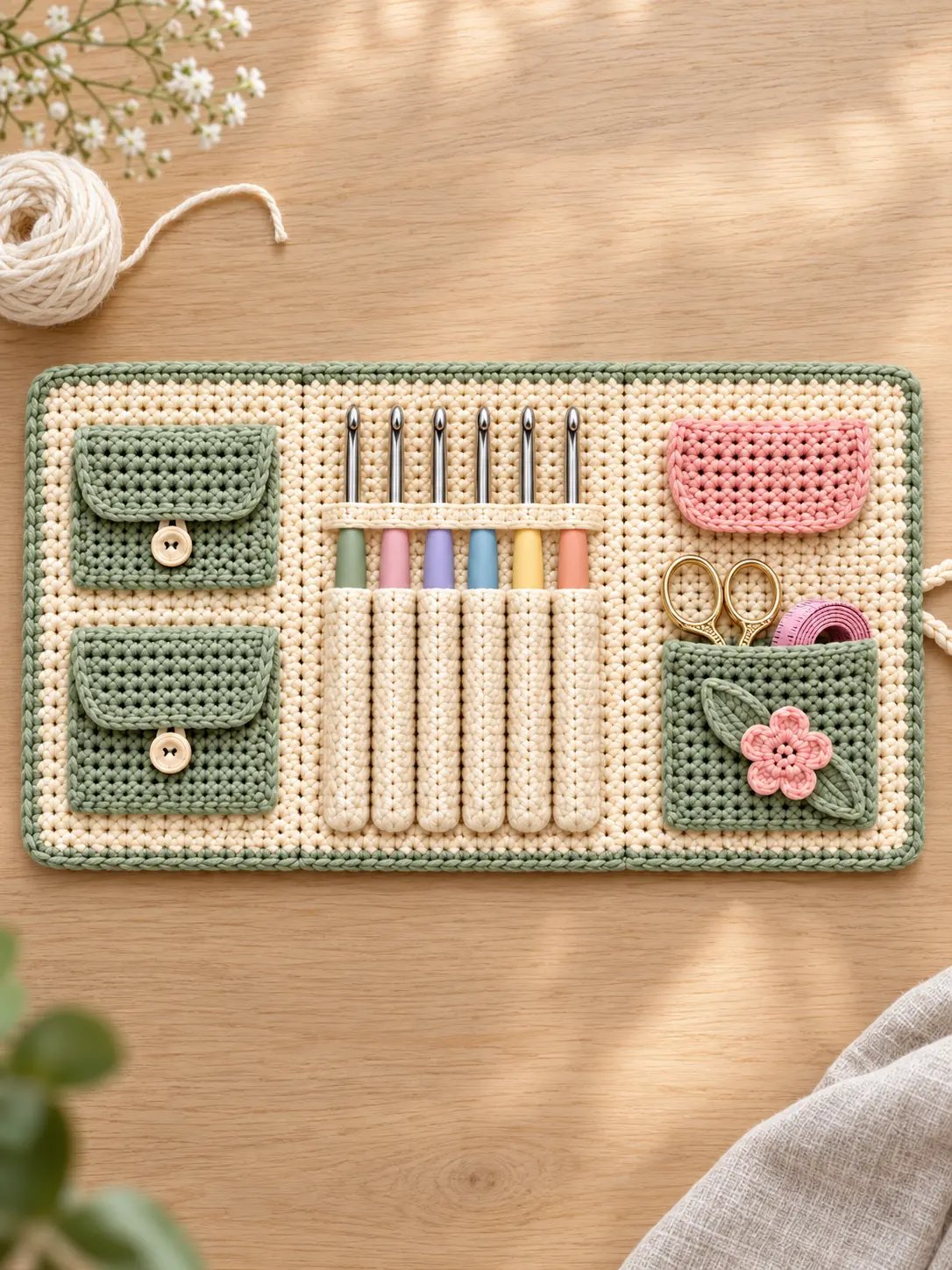 Tri-Fold Crochet Hook Organizer | PDF Pattern product image (3)
