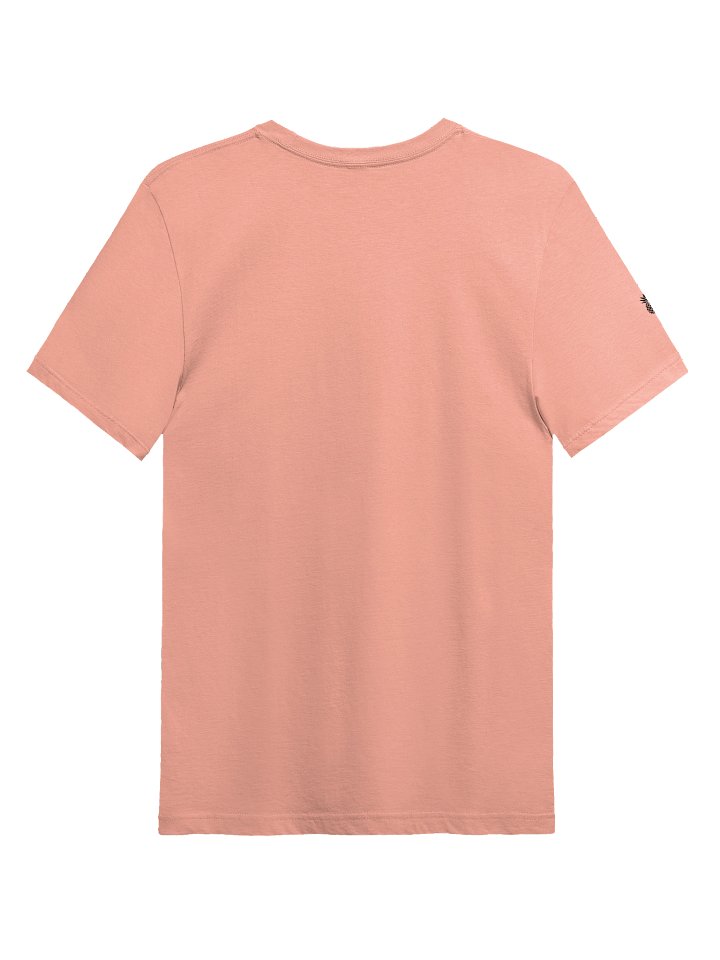 Slim Fit Lightweight Lucky Pineapple® Minimalist Sleeve Solid Color Unisex T-Shirt (White & Light Colors) product image (2)