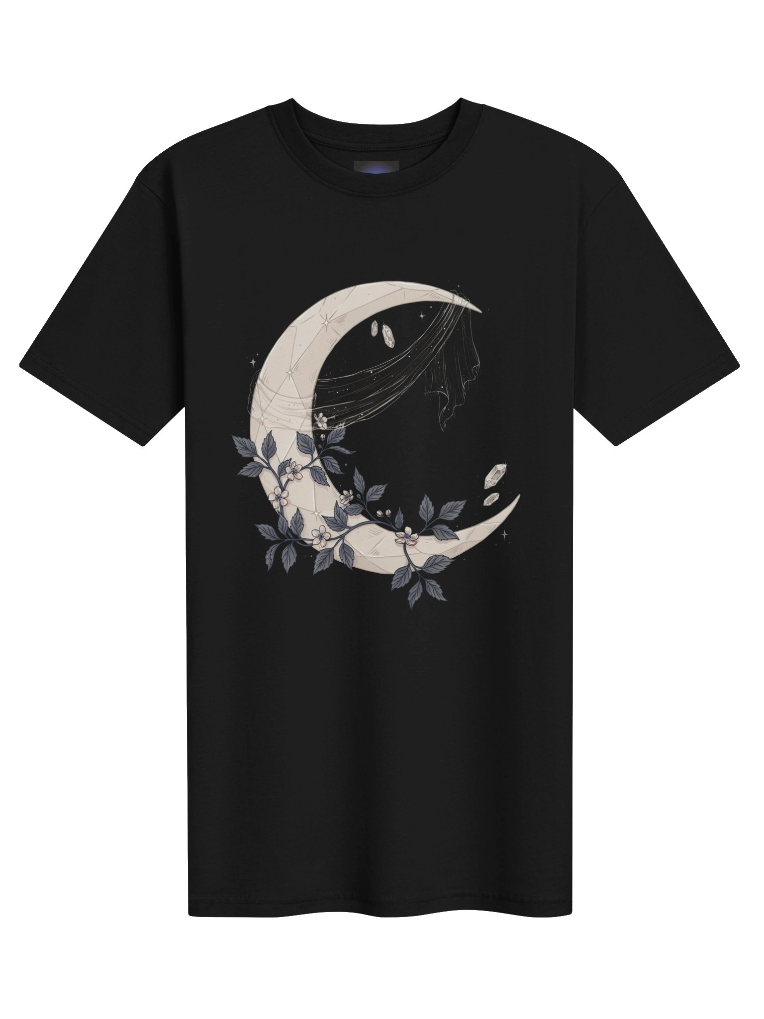 The Veiled Crescent // Botanical Lunar Heavyweight Tee product image (3)