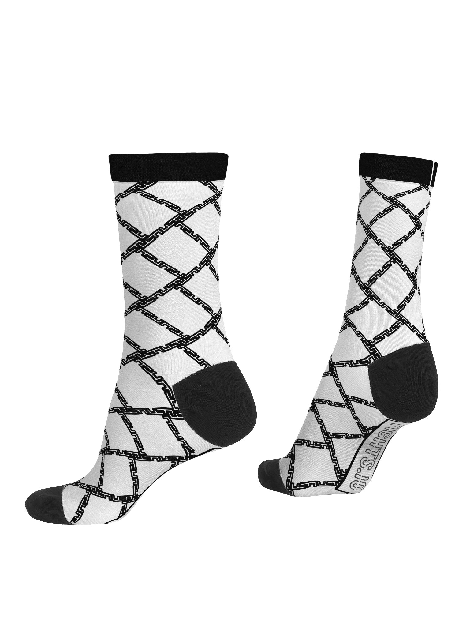 CHAINLINK Socks - White/Black product image (4)