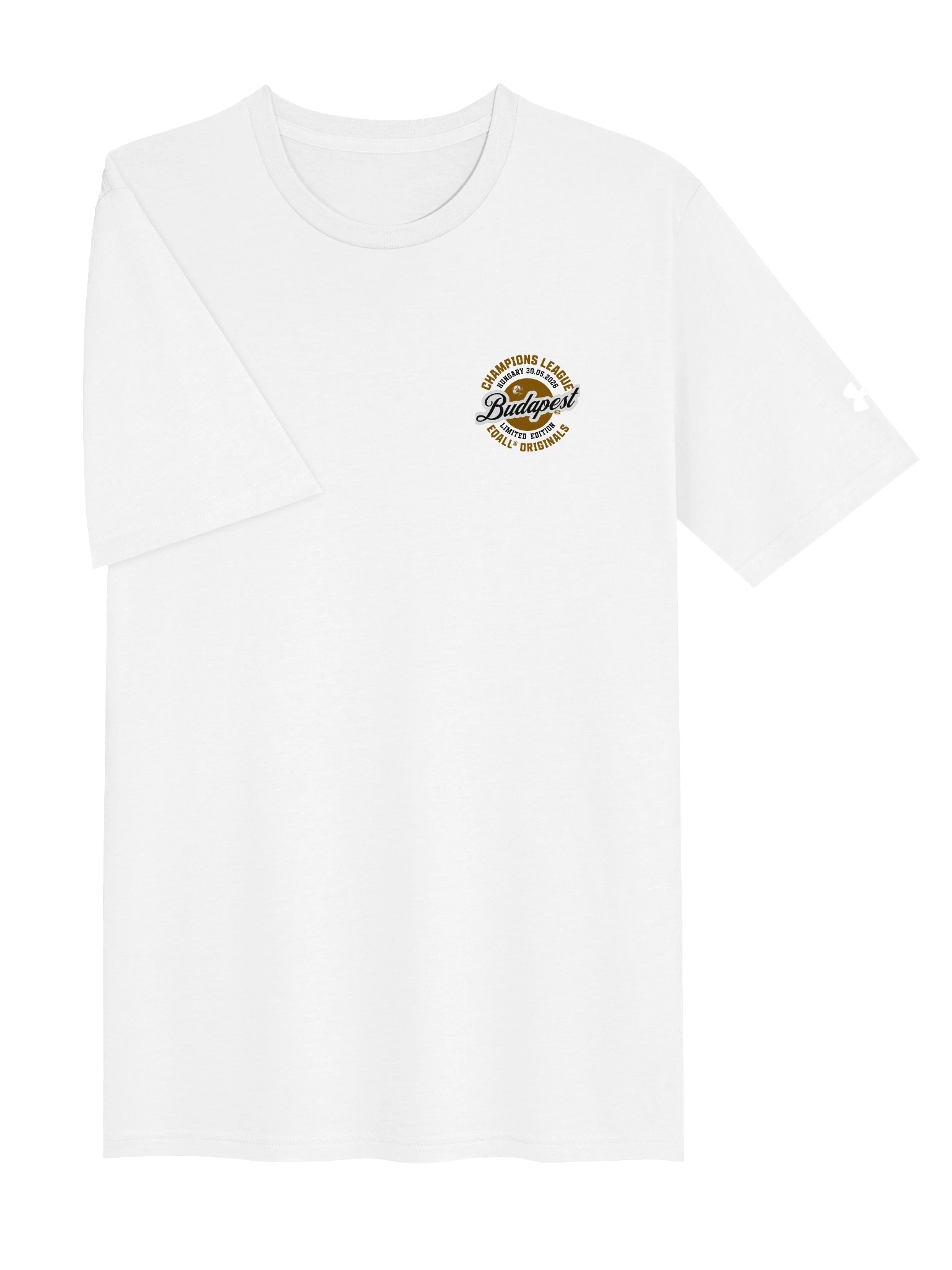 EQALL® ft. Under Armour® Unisex Athletic Tee_Champions League_Golden Blue product image (3)