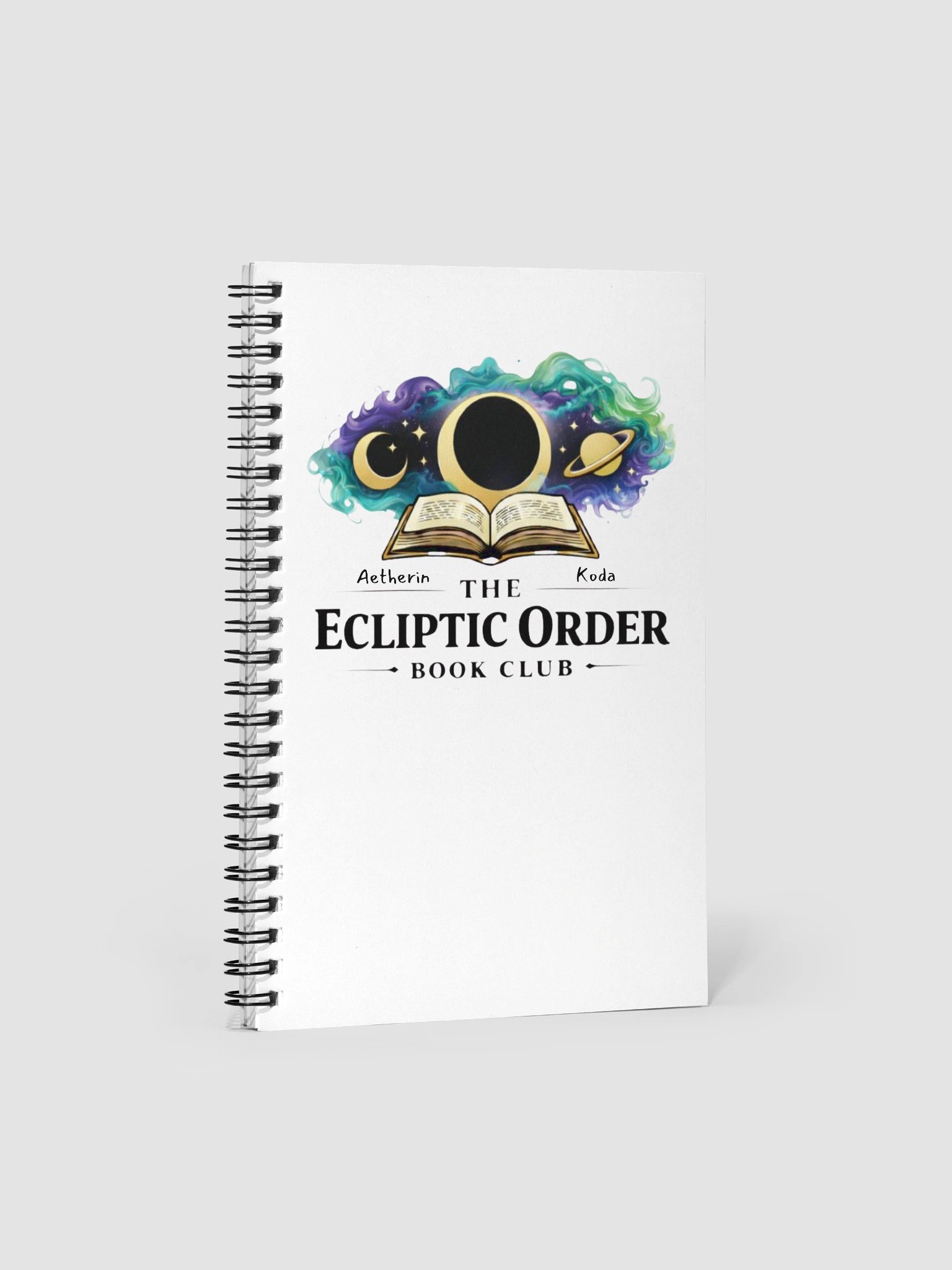 The Ecliptic Order Book Club Spiral Notebook product image (1)