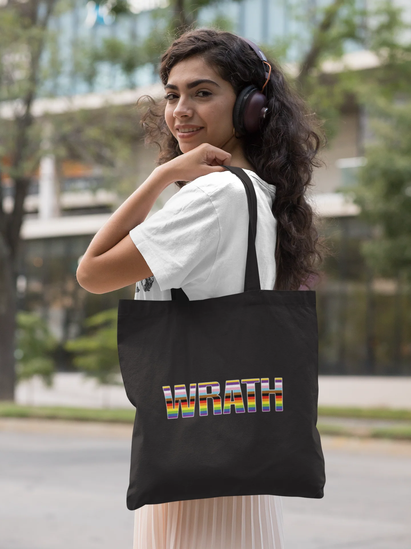 WRATH 2023 stripes eco-tote product image (1)