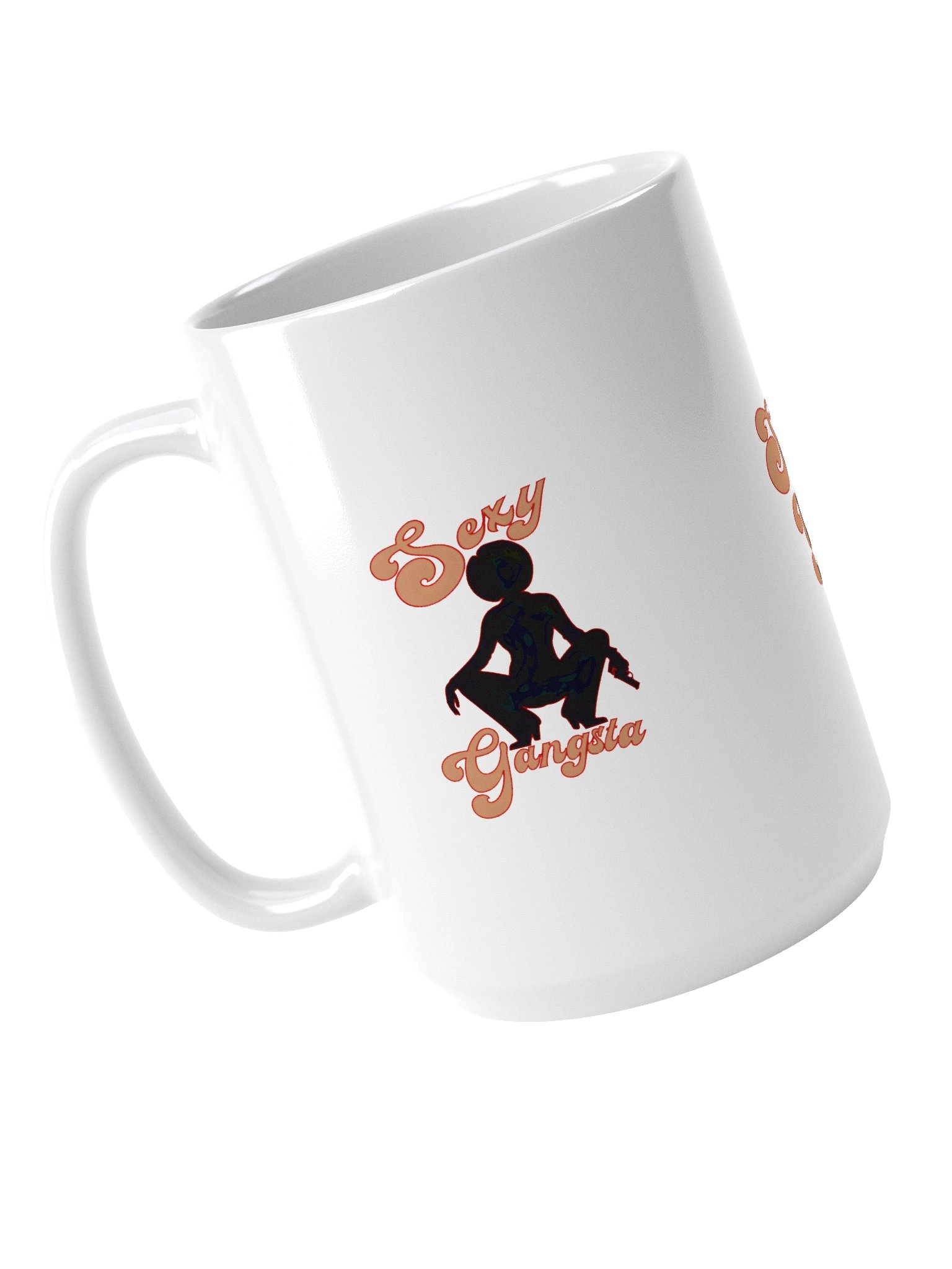 Sexy Gangsta Squat White Glossy Mug product image (4)