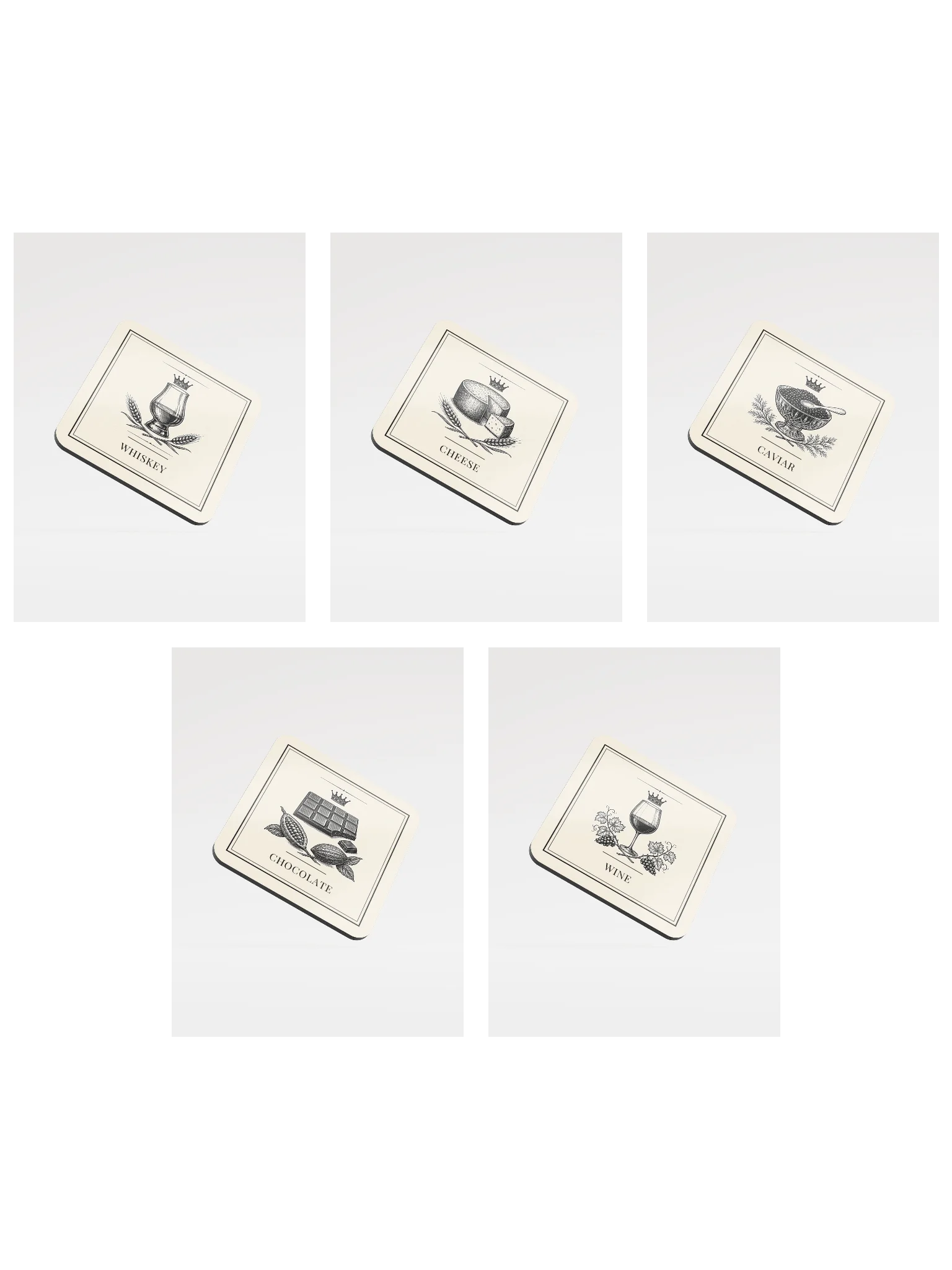 The Estate Coasters - Complete Set of Five