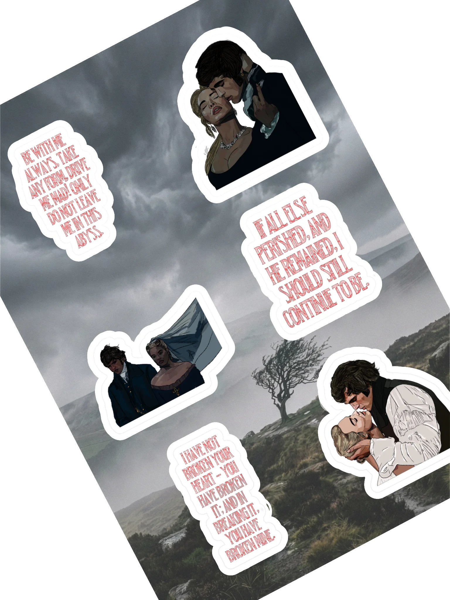Wuthering Heights Sticker Sheet product image (1)