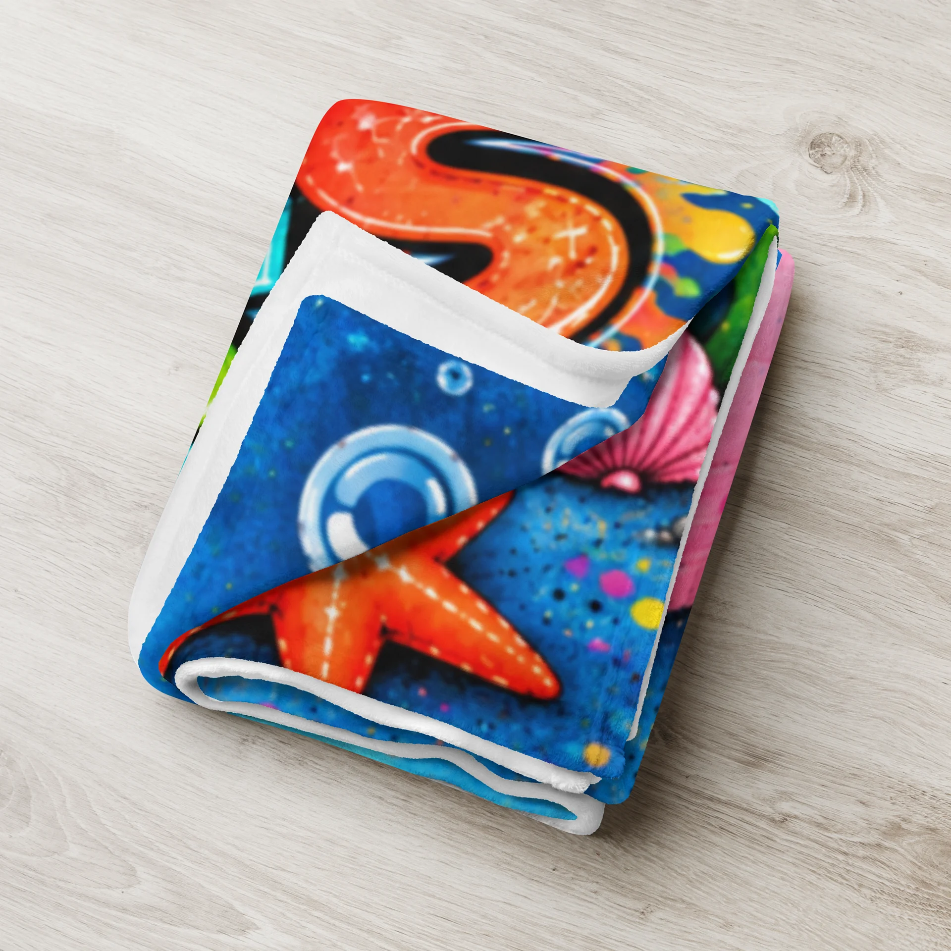 BUBULLE LE POISSON : PLAID PERSONNALISABLE product image (5)