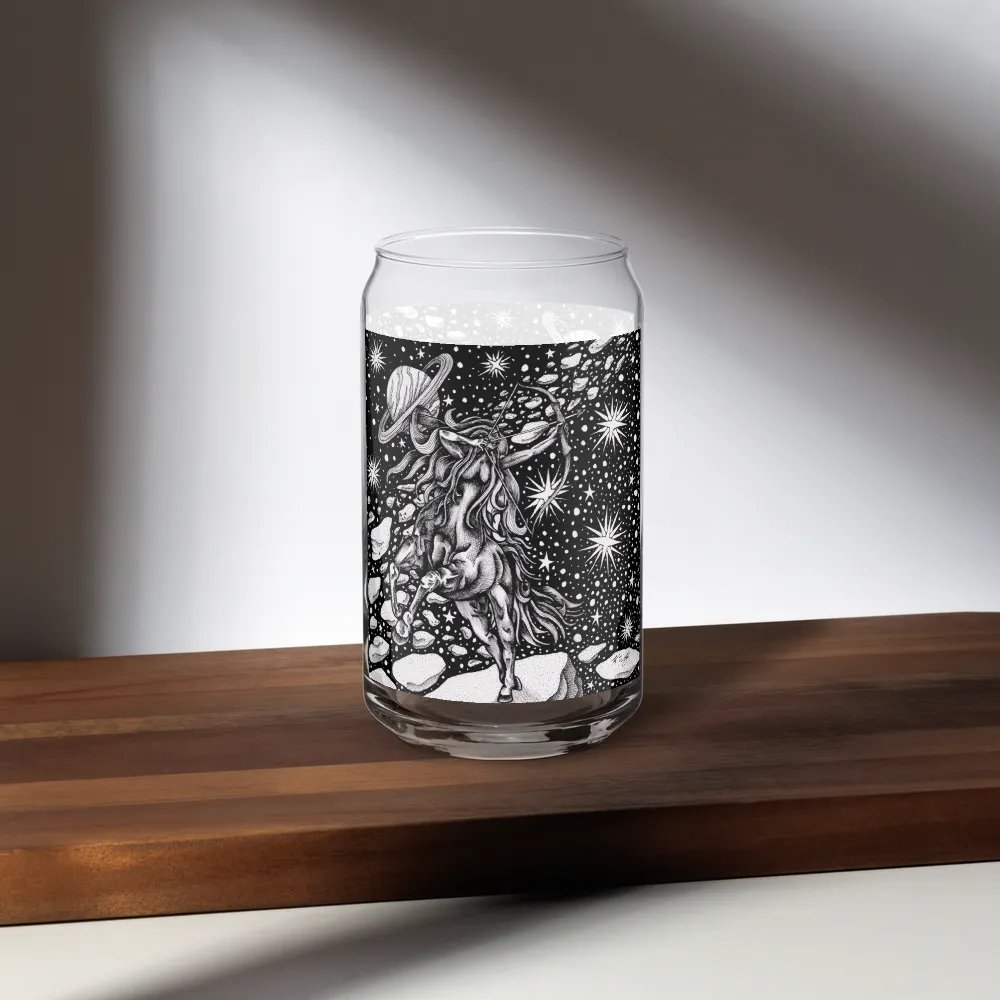 Sagittarius Zodiac Can-Shaped Glass product image (7)