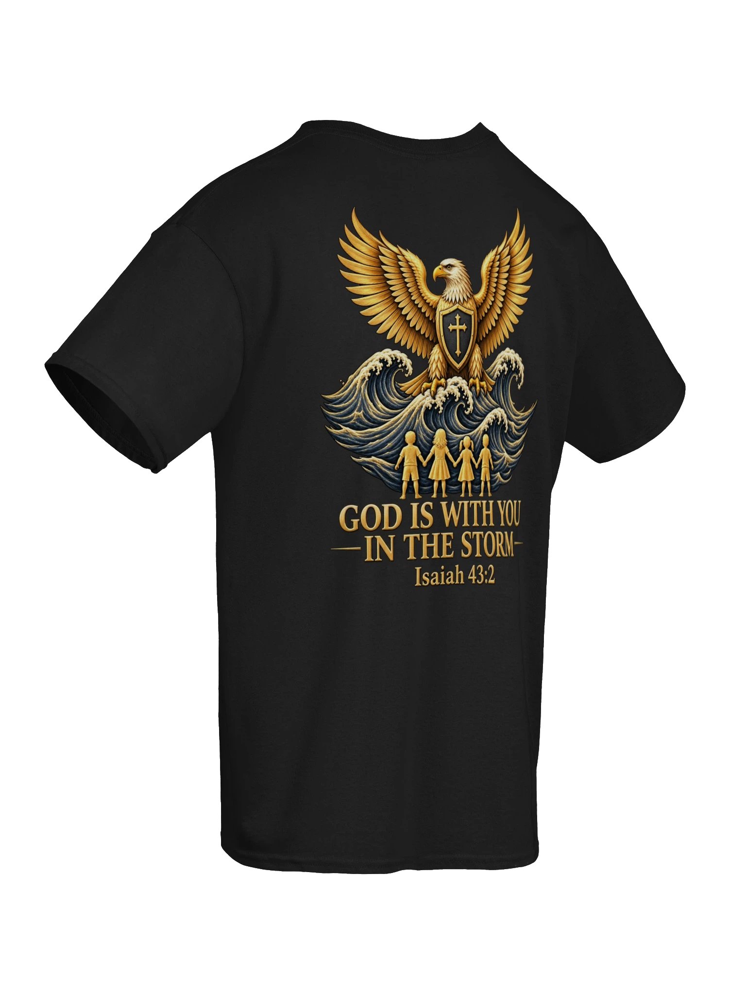 Golden Eagle T-Shirt — Isaiah 43:2 product image (10)