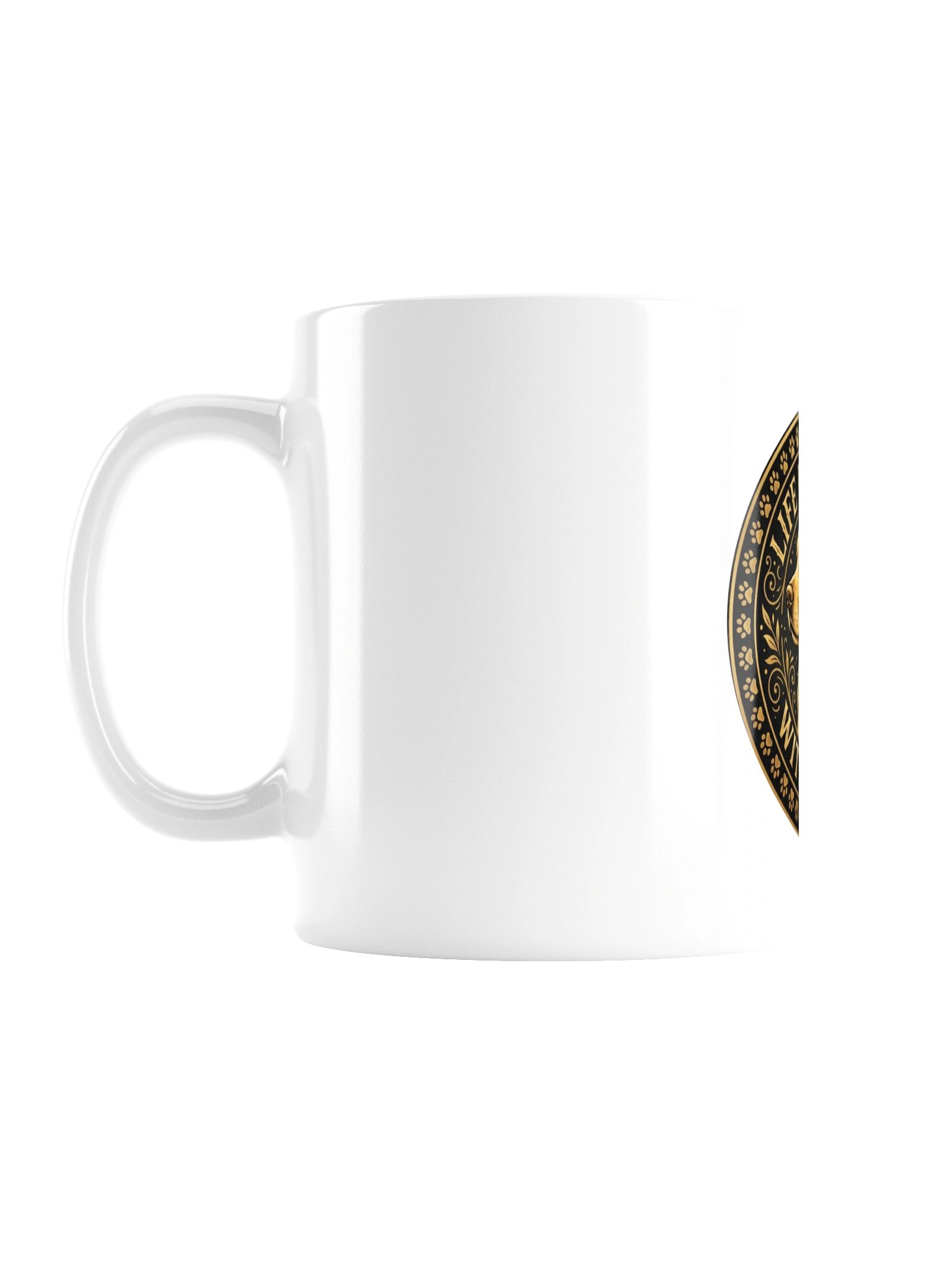 Golden Retriever Lover Coffee Mug - Life is Better With A Dog product image (2)