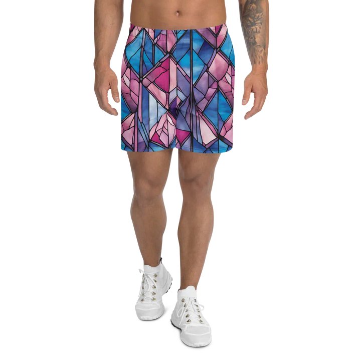 Geometric Glass Mosaic Athletic Shorts product image (1)