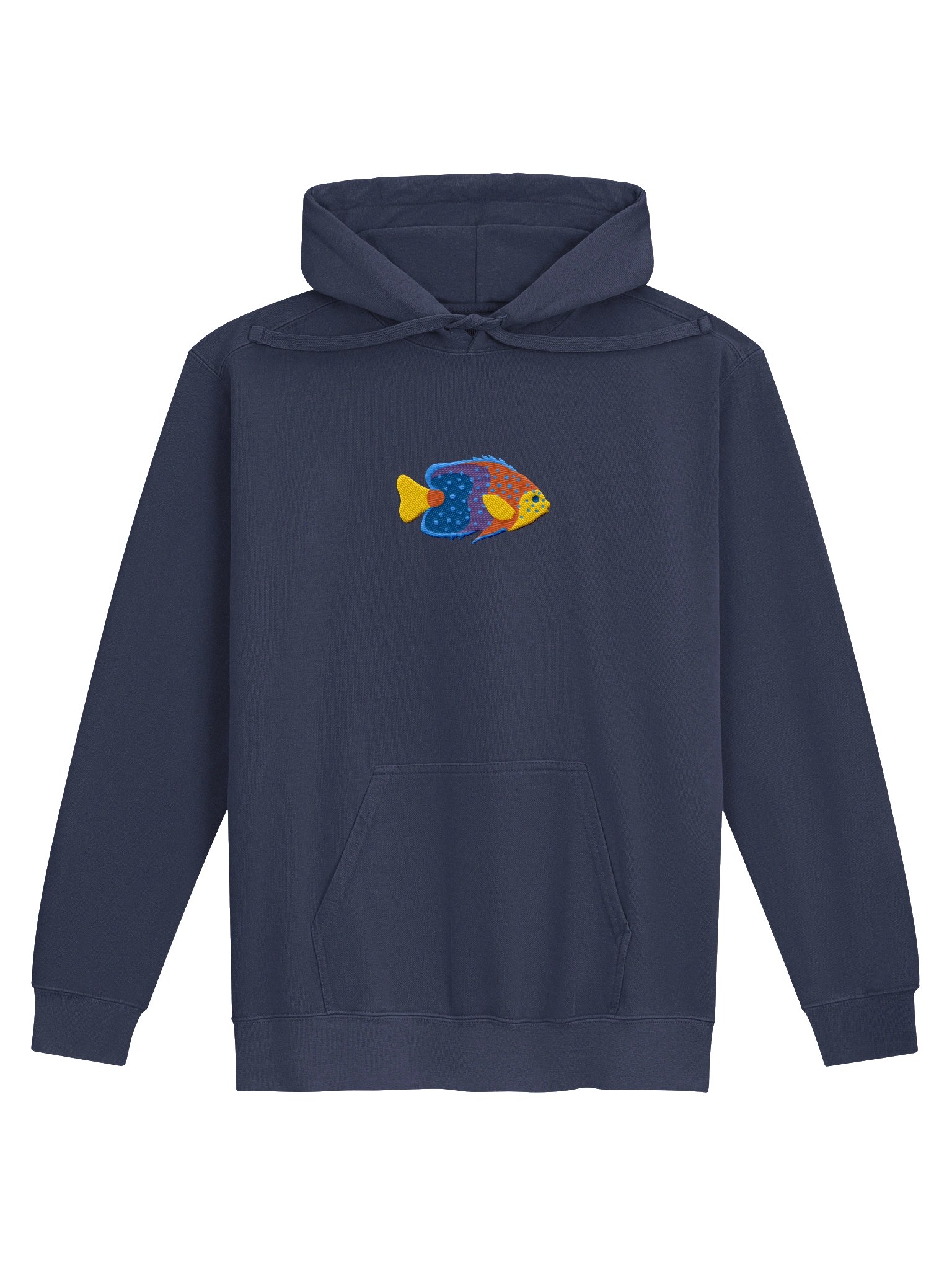 Interruptus Angelfish Embroidered Hoodie | Saltwater Reef Aquarium & Ocean Lover Apparel product image (1)