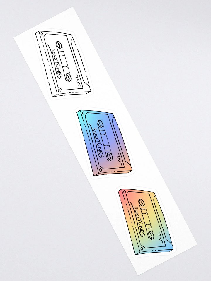 Road Tunes Cassette (All Designs) - Kiss Cut Sticker Sheet product image (2)