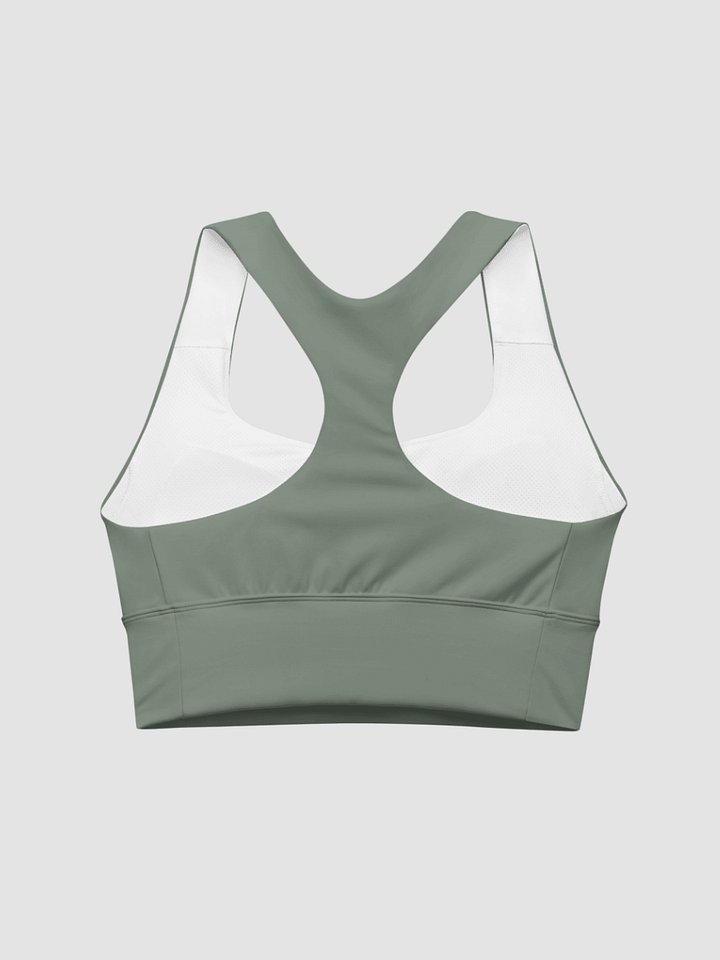 Longline Sports Bra - Sage Green product image (2)