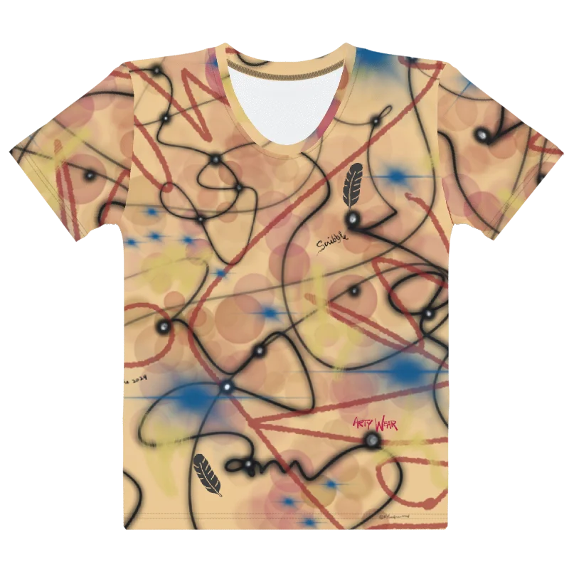 Women's Crew Neck Poly Tee 'Go Golden' product image (1)