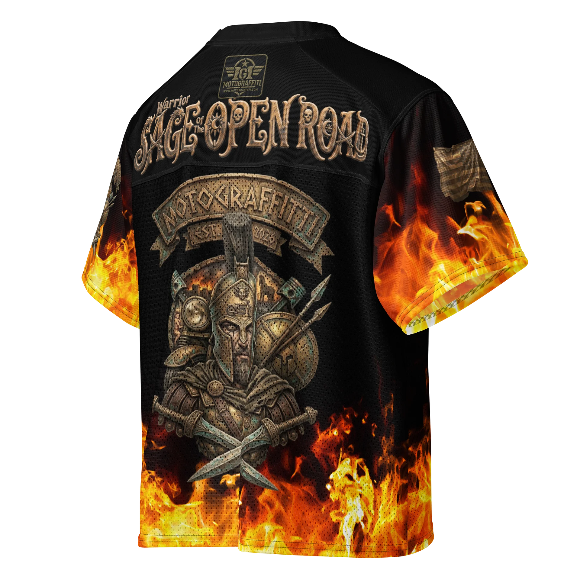 MötoGraffitti Warrior Sage Trojan Warrior Football Jersey product image (4)