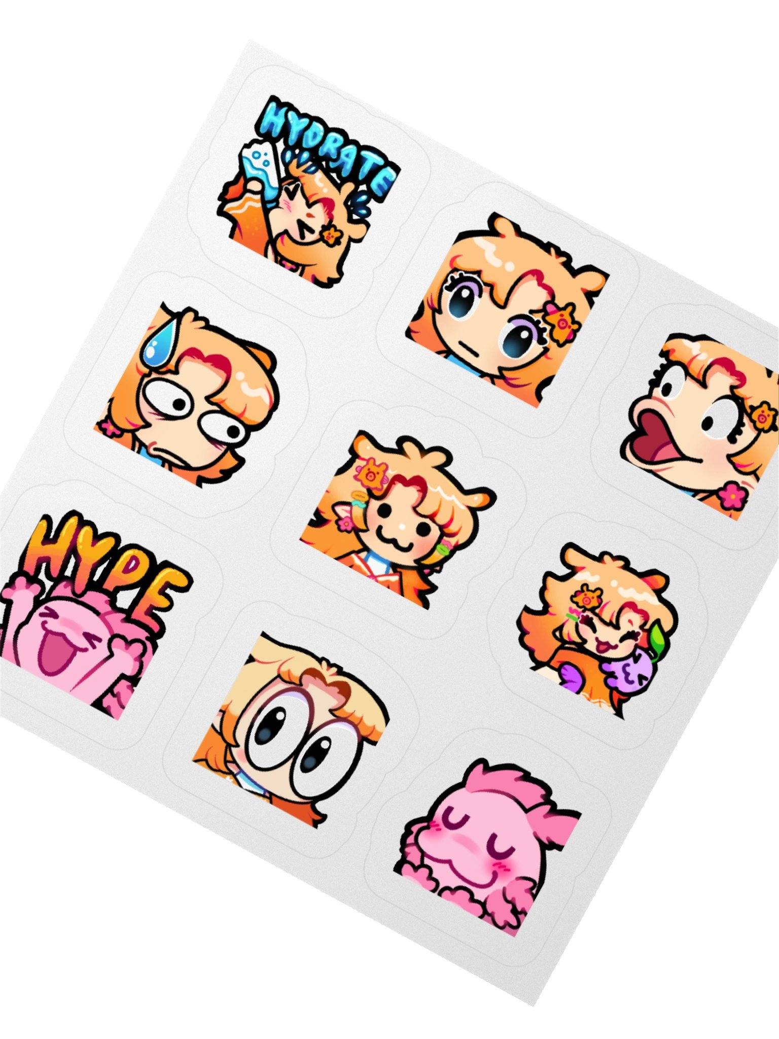 Piichi Emote Sticker Pack product image (5)