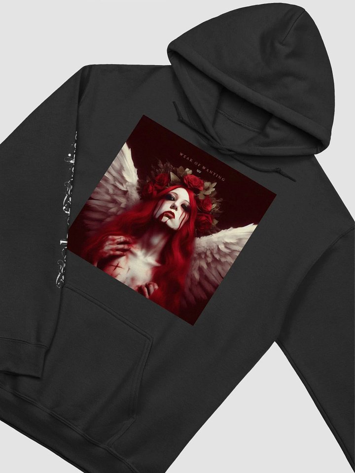 Weak Of Wanting Reversed Chaotic Angel Hoodie (Front, Back & Sleeve Print) product image (1)