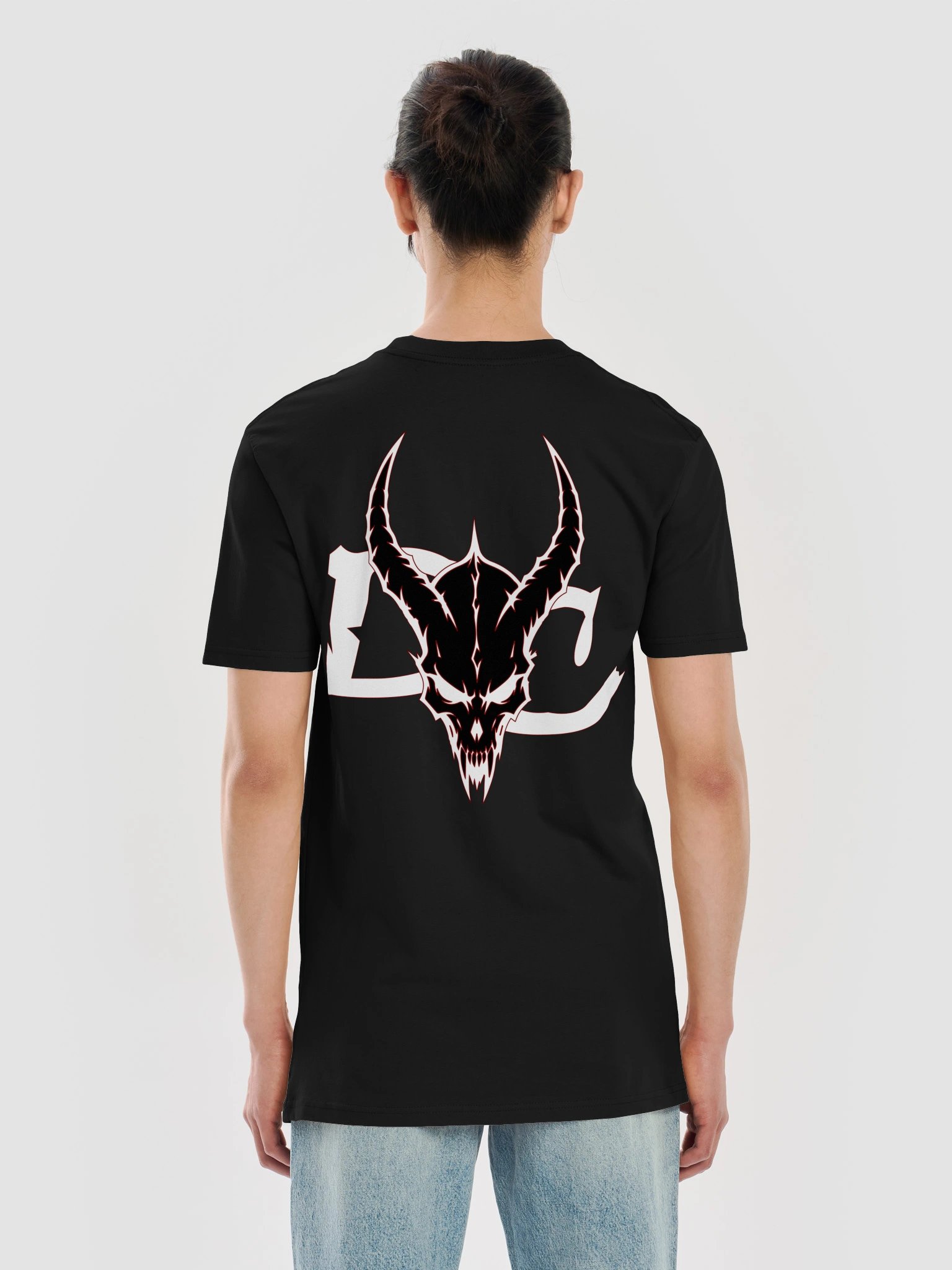 Diabolic Horned Skull Heavyweight Tee product image (16)