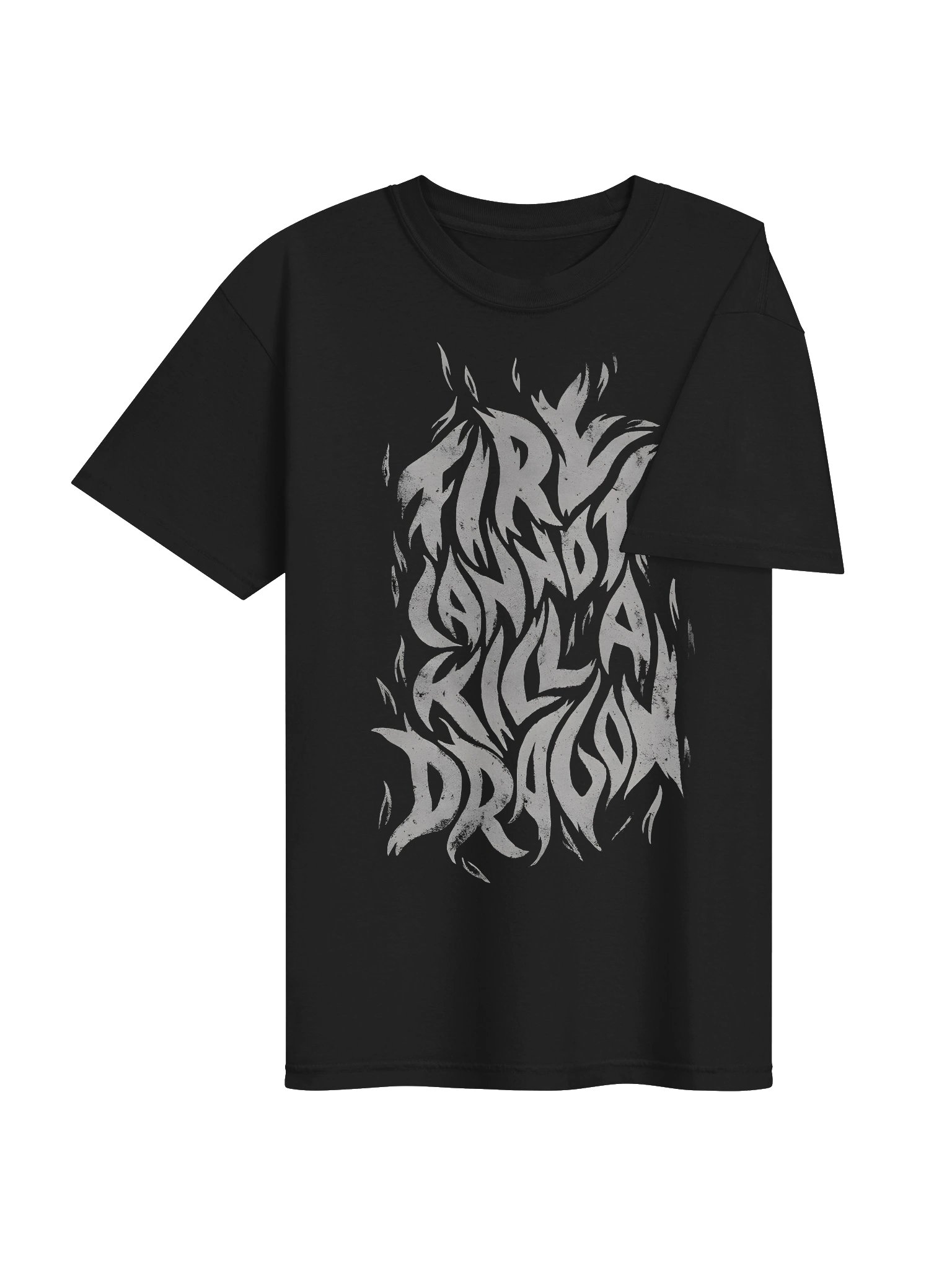 wolf and lamb t shirt black product image (4)