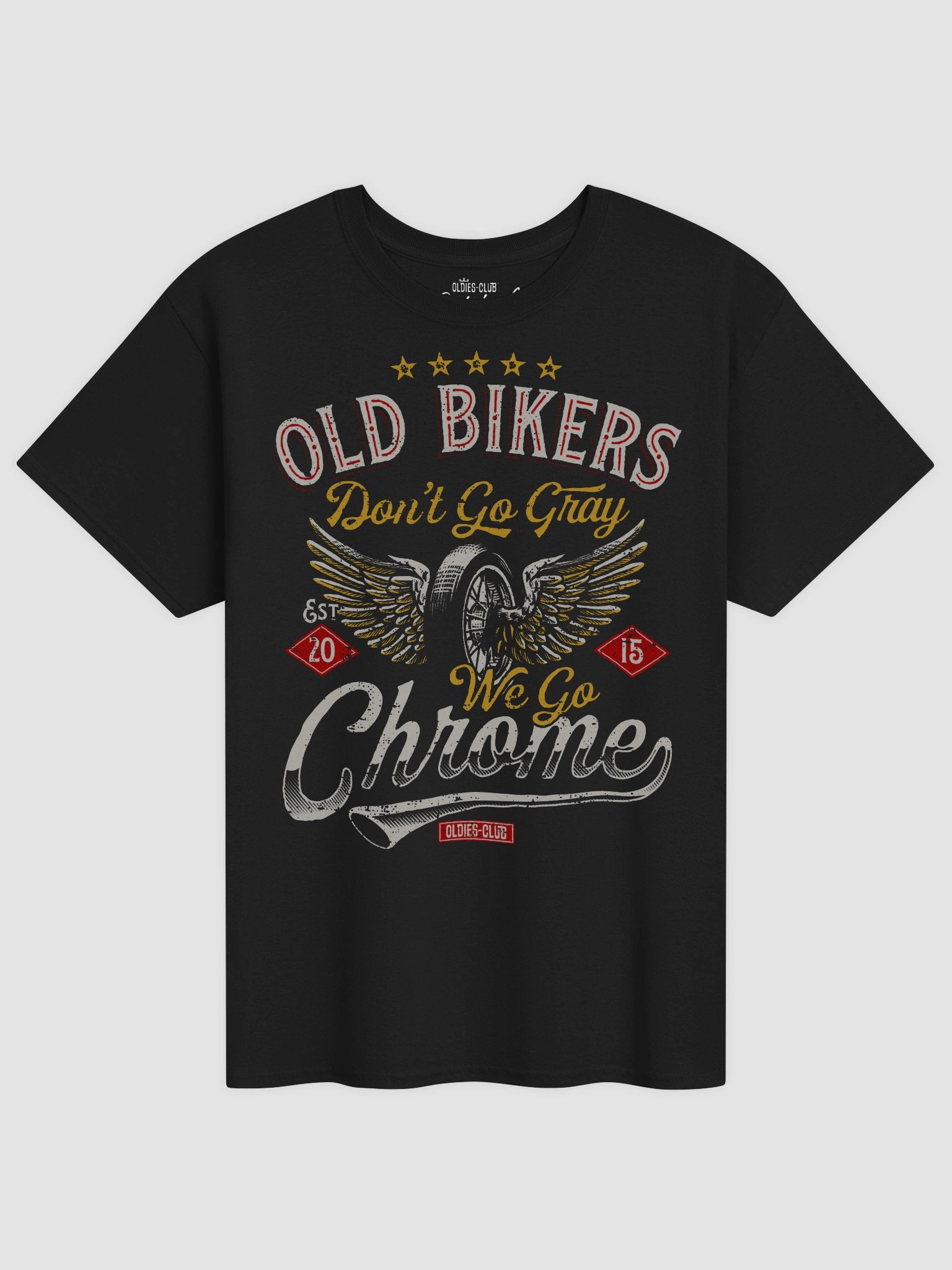 Old Bikers Don't Go Gray, We Go Chrome T-Shirt product image (3)