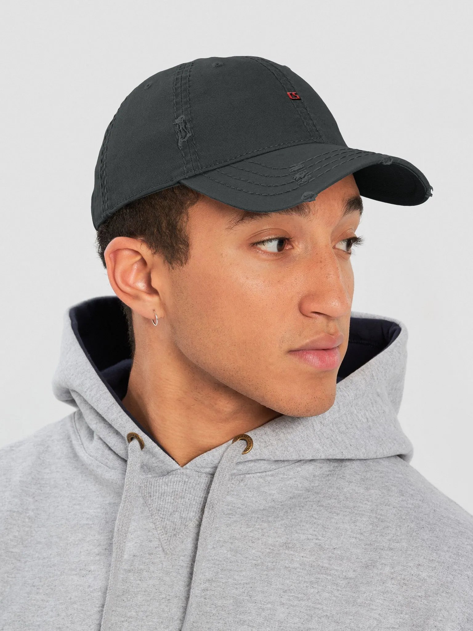 CS Distressed Denim Hat product image (7)